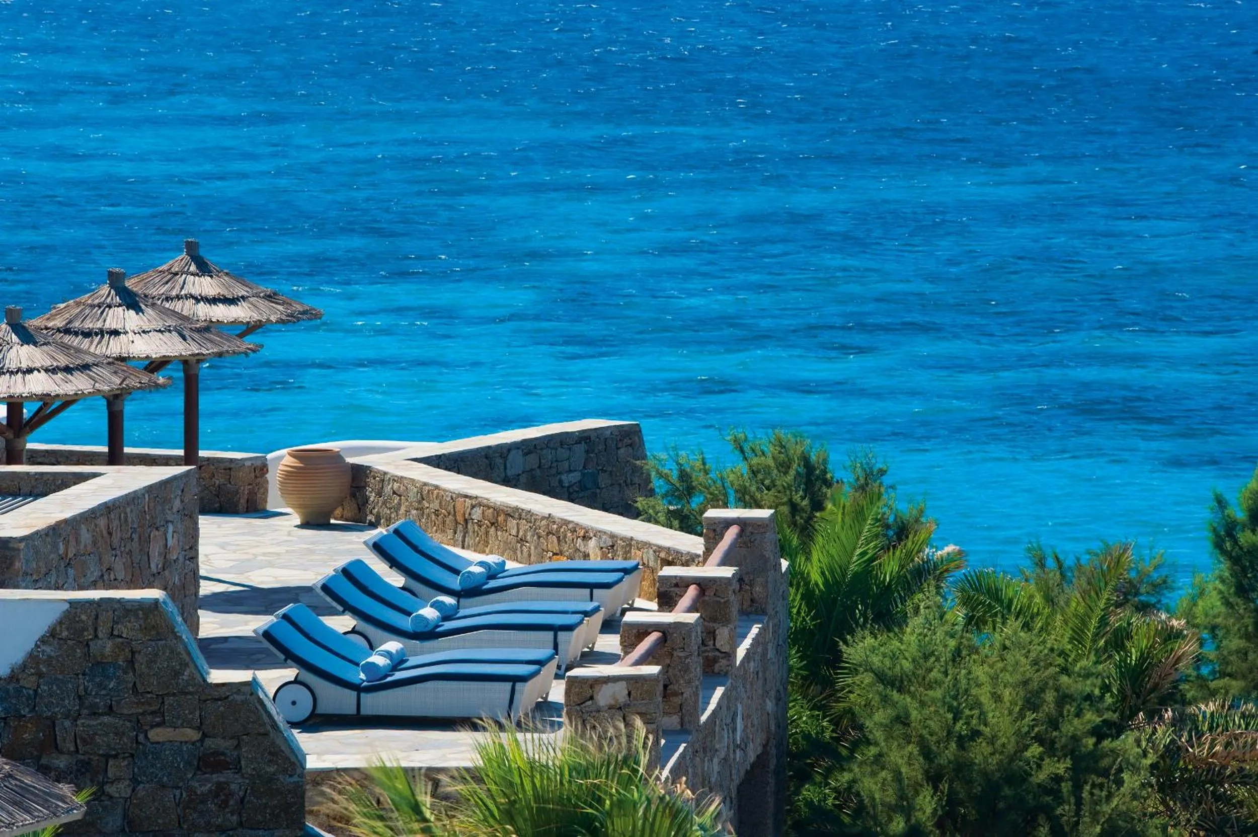 Balcony/Terrace in Mykonos Grand Hotel & Resort