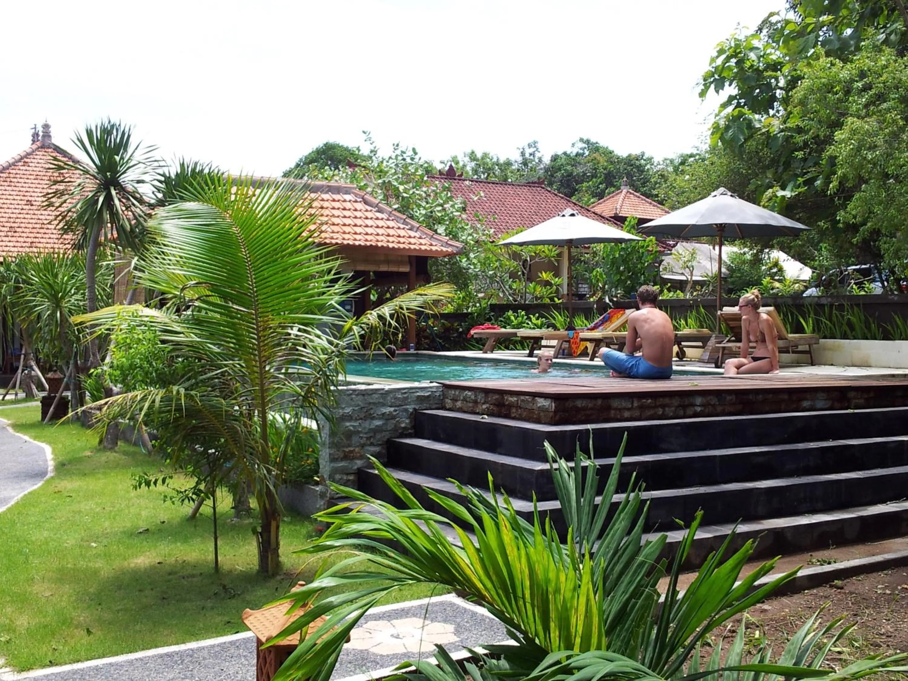 Swimming pool in Medori Putih Homestay
