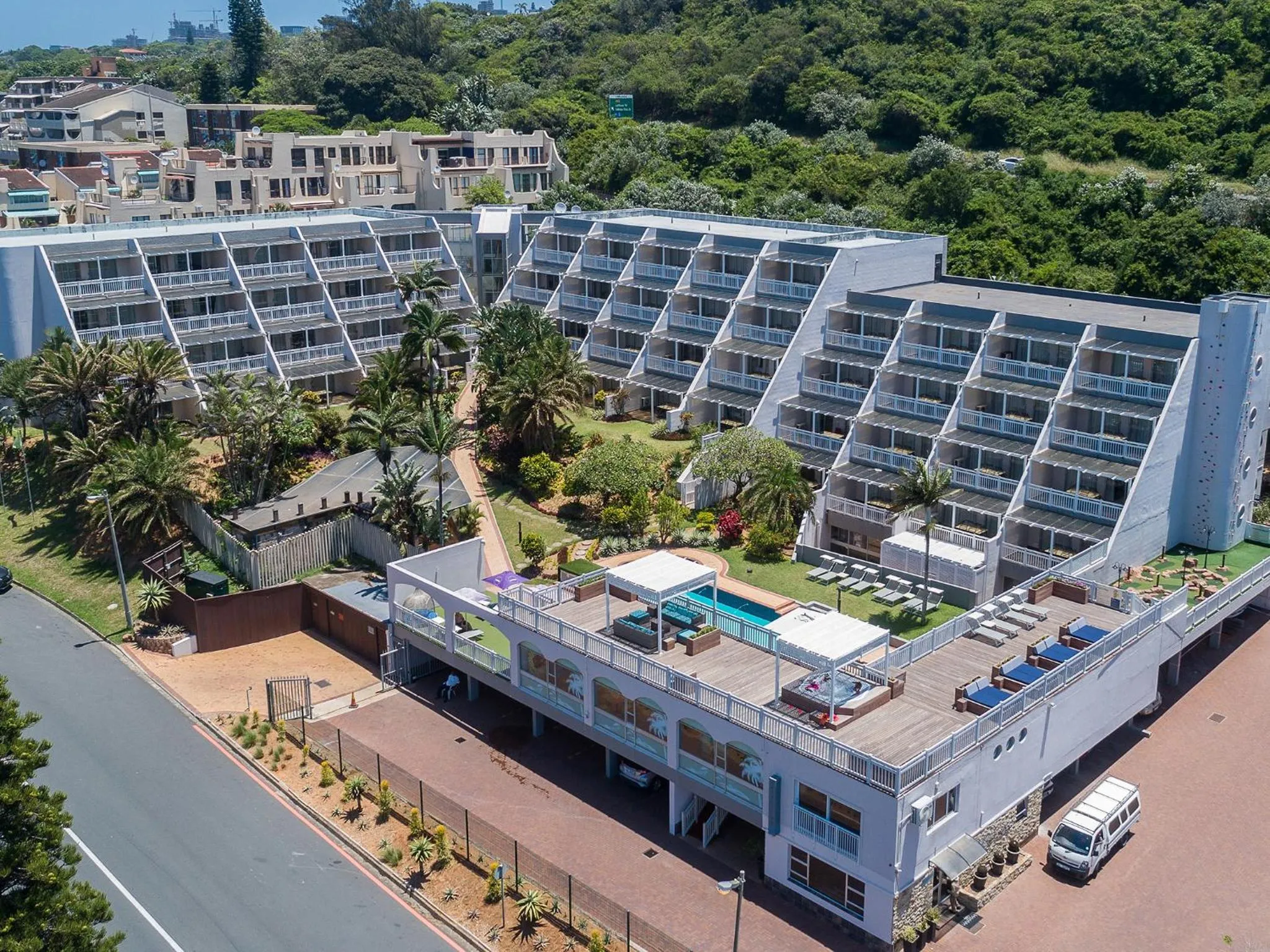 Bird's eye view in Umhlanga Cabanas