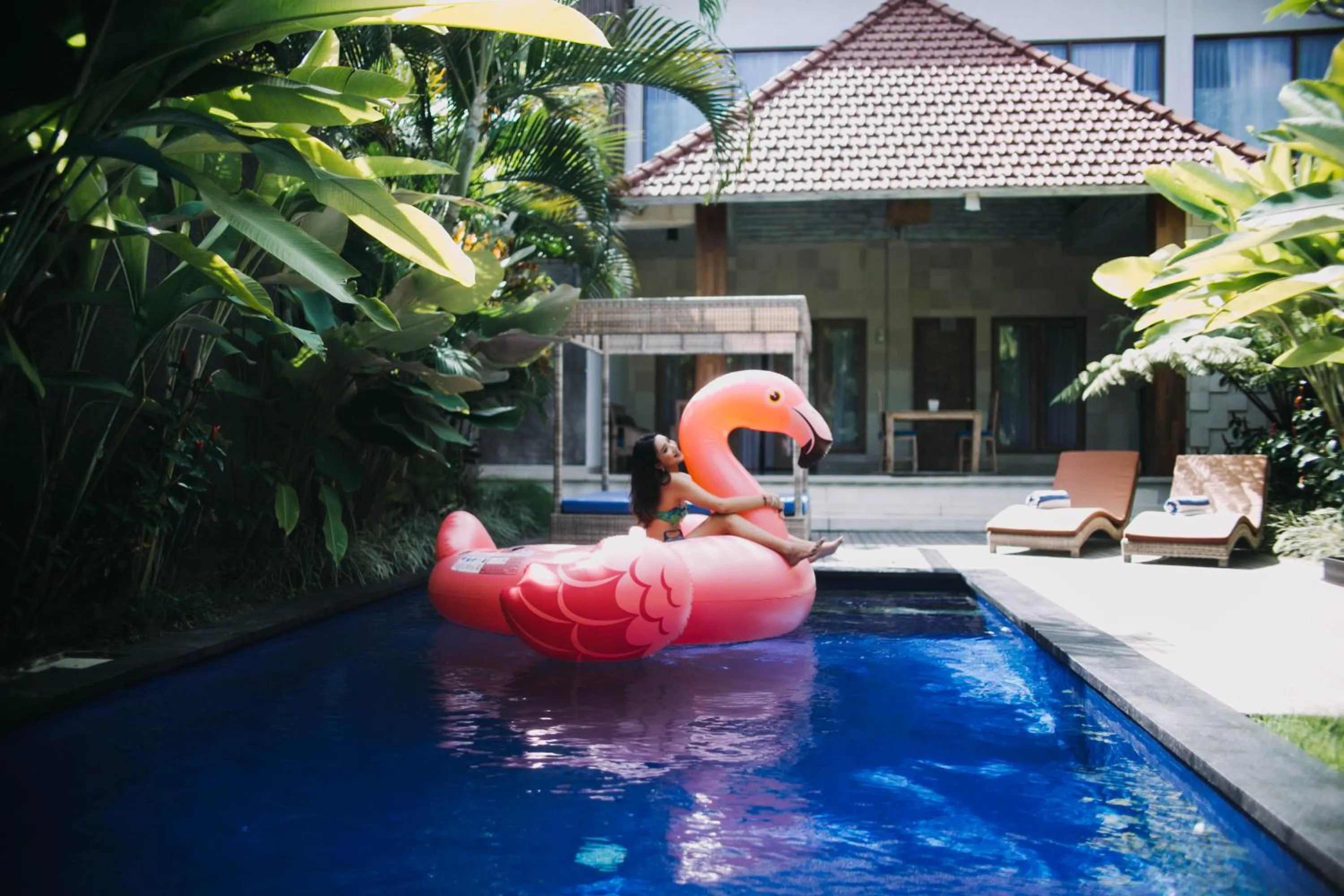 People in Freddies Resort & Villas Ubud by Kanaya Hospitality