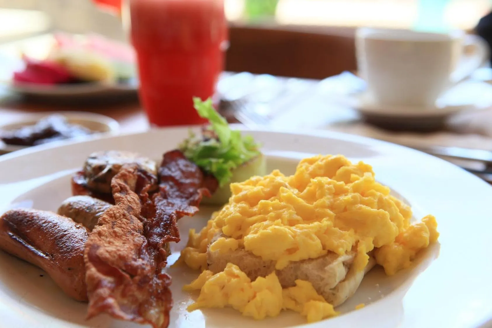 American breakfast in Freddies Resort & Villas Ubud by Kanaya Hospitality