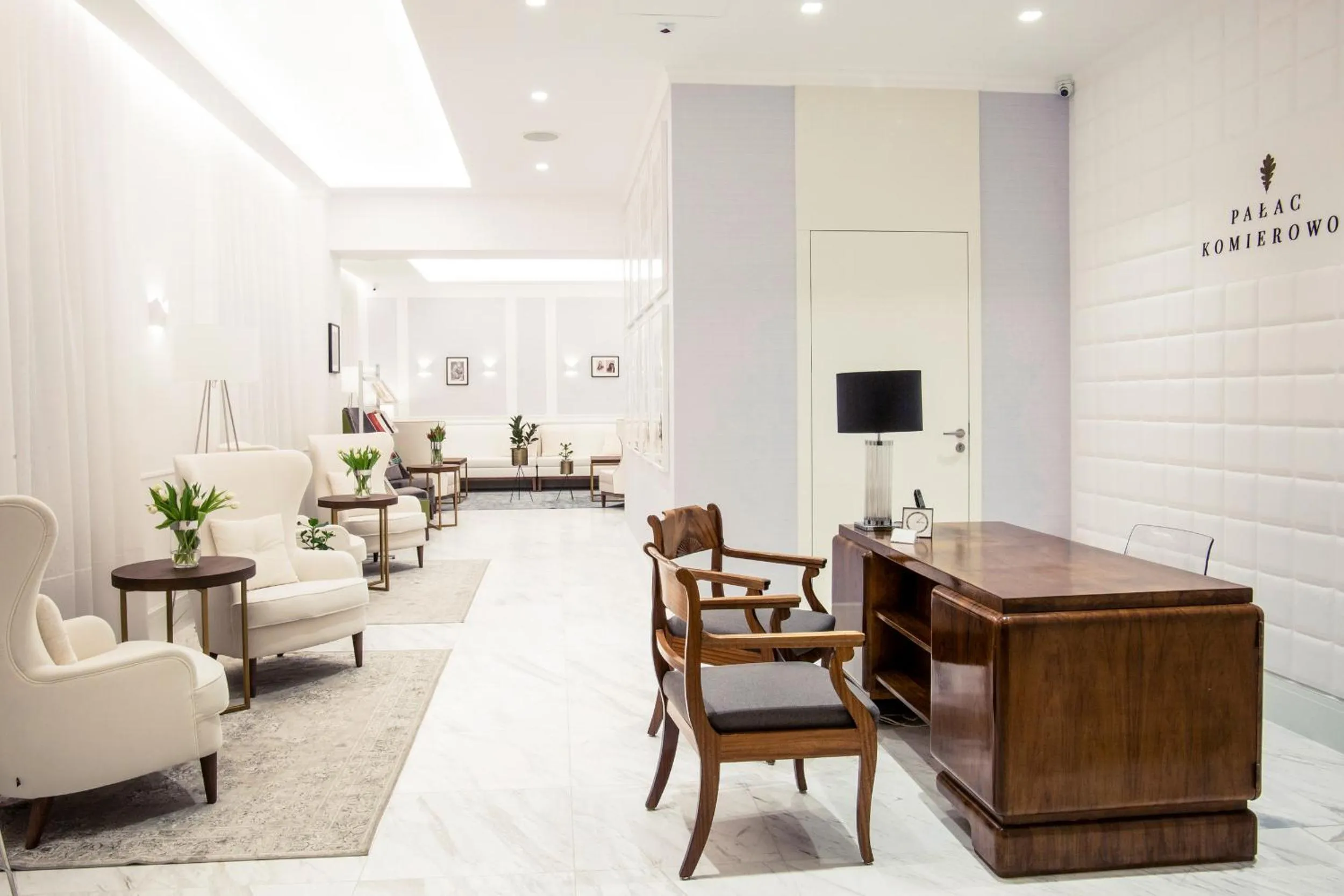 Lobby or reception in Pałac Komierowo