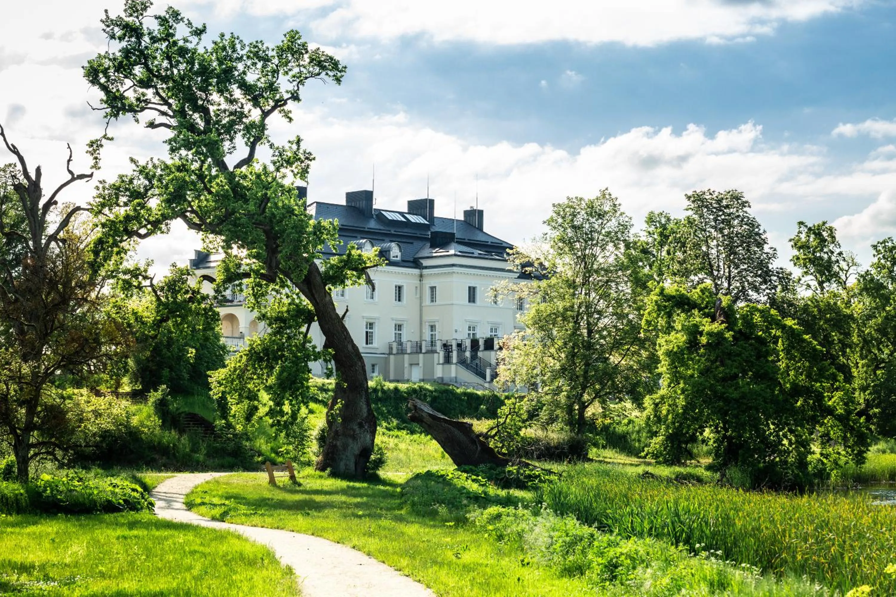 Property building in Pałac Komierowo