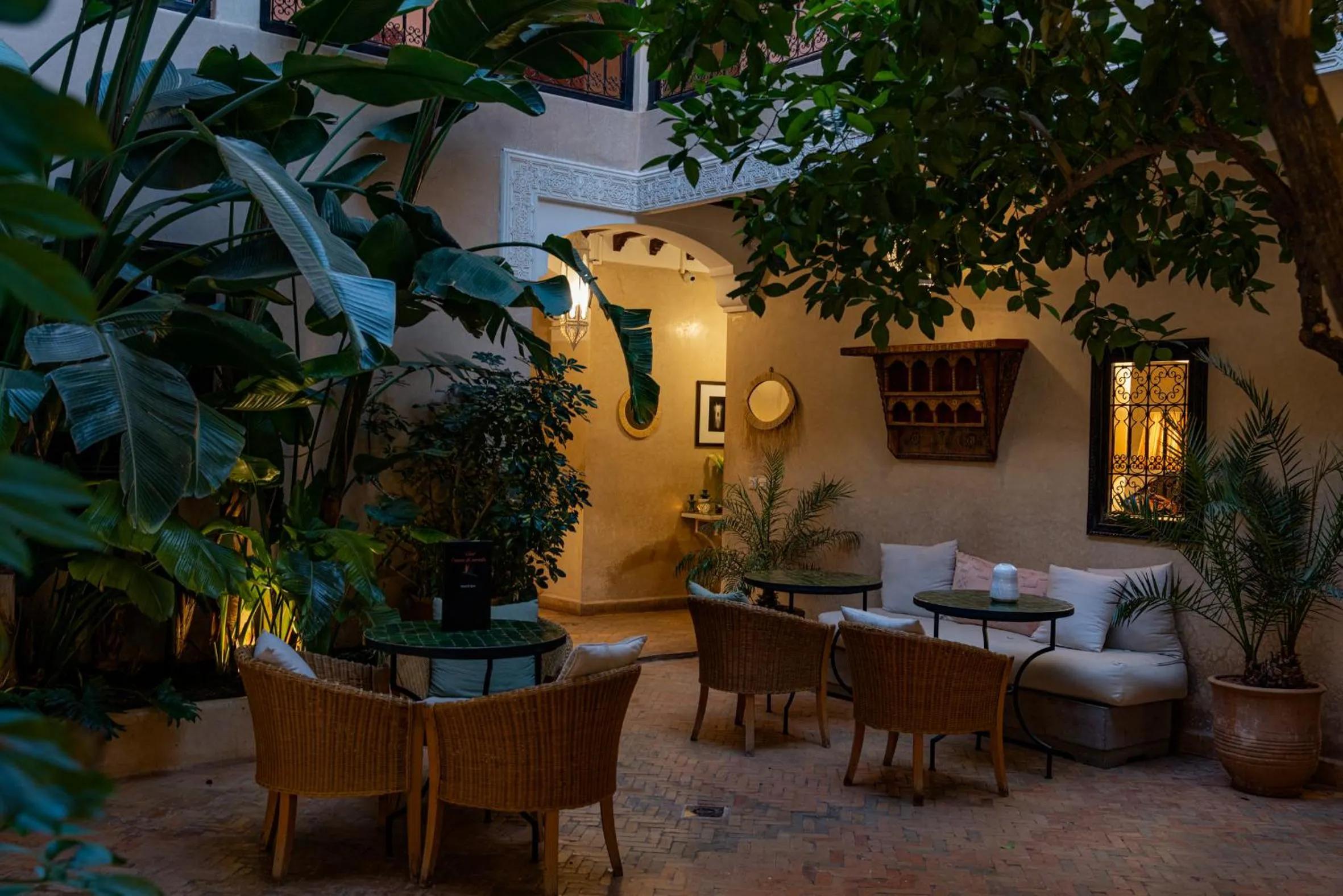 Patio in Riad l'Oiseau du Paradis