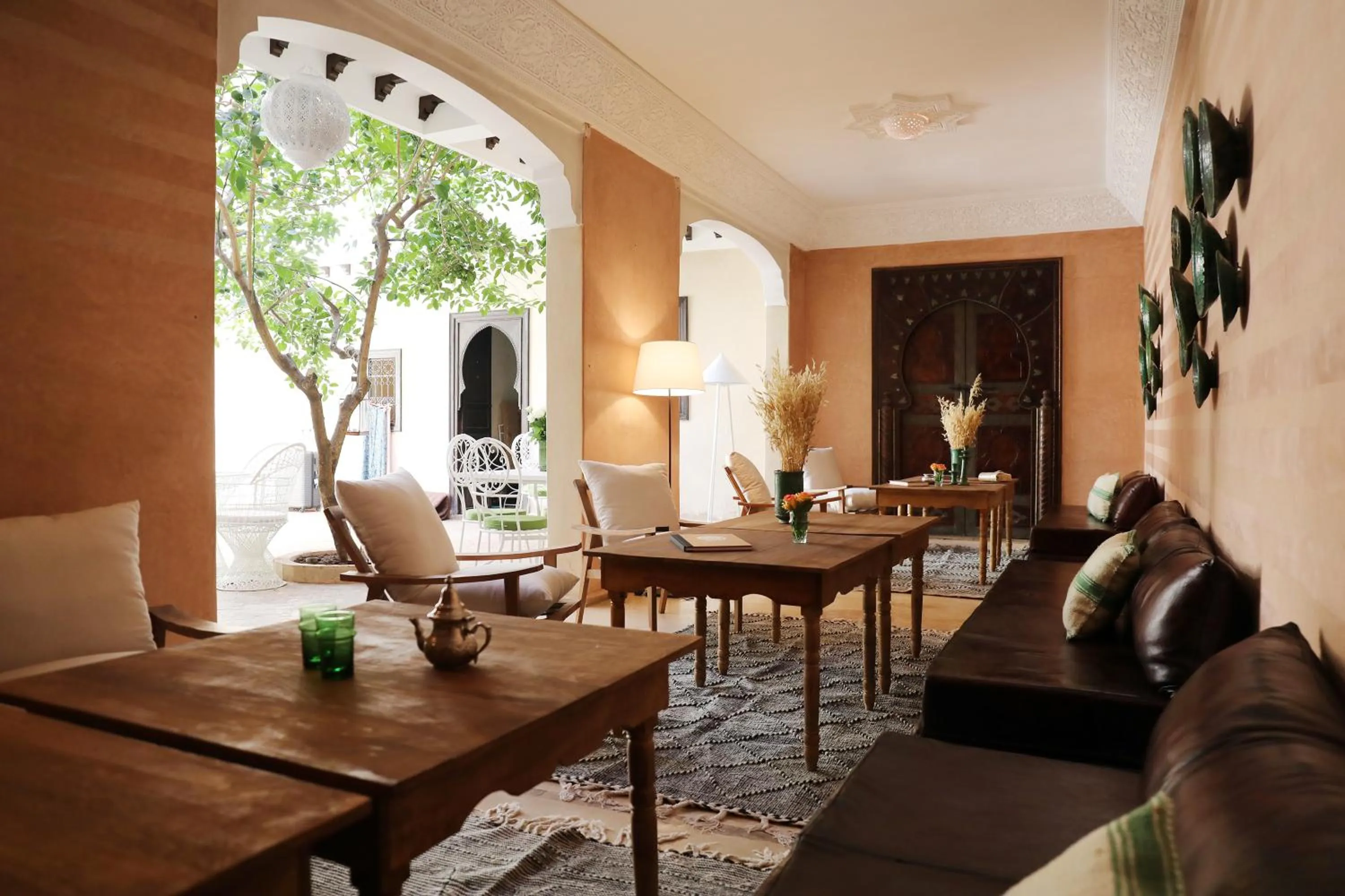 Living room in Riad l'Oiseau du Paradis