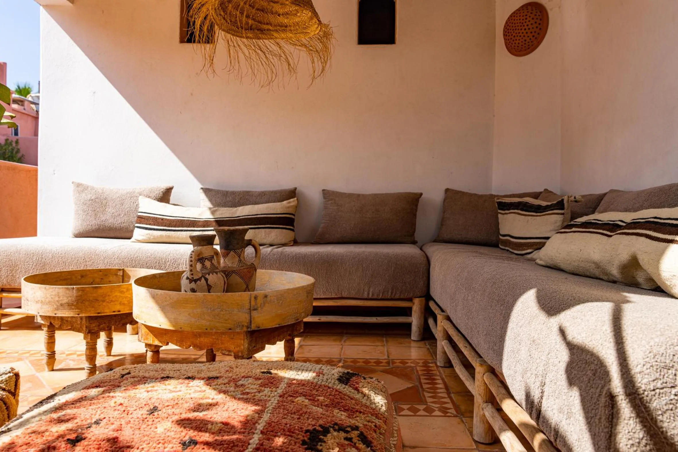 Seating area in Riad l'Oiseau du Paradis