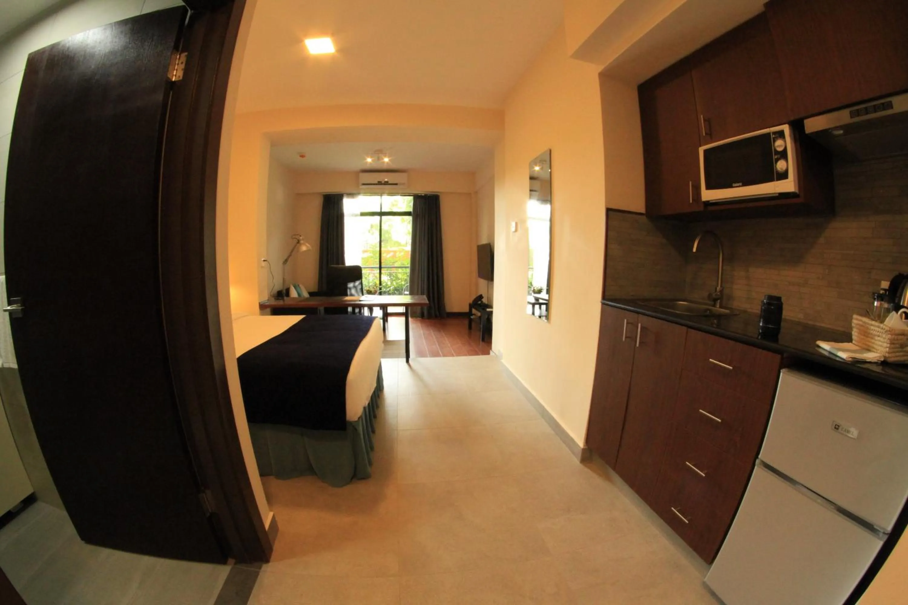 Seating area in Fig Tree Residences