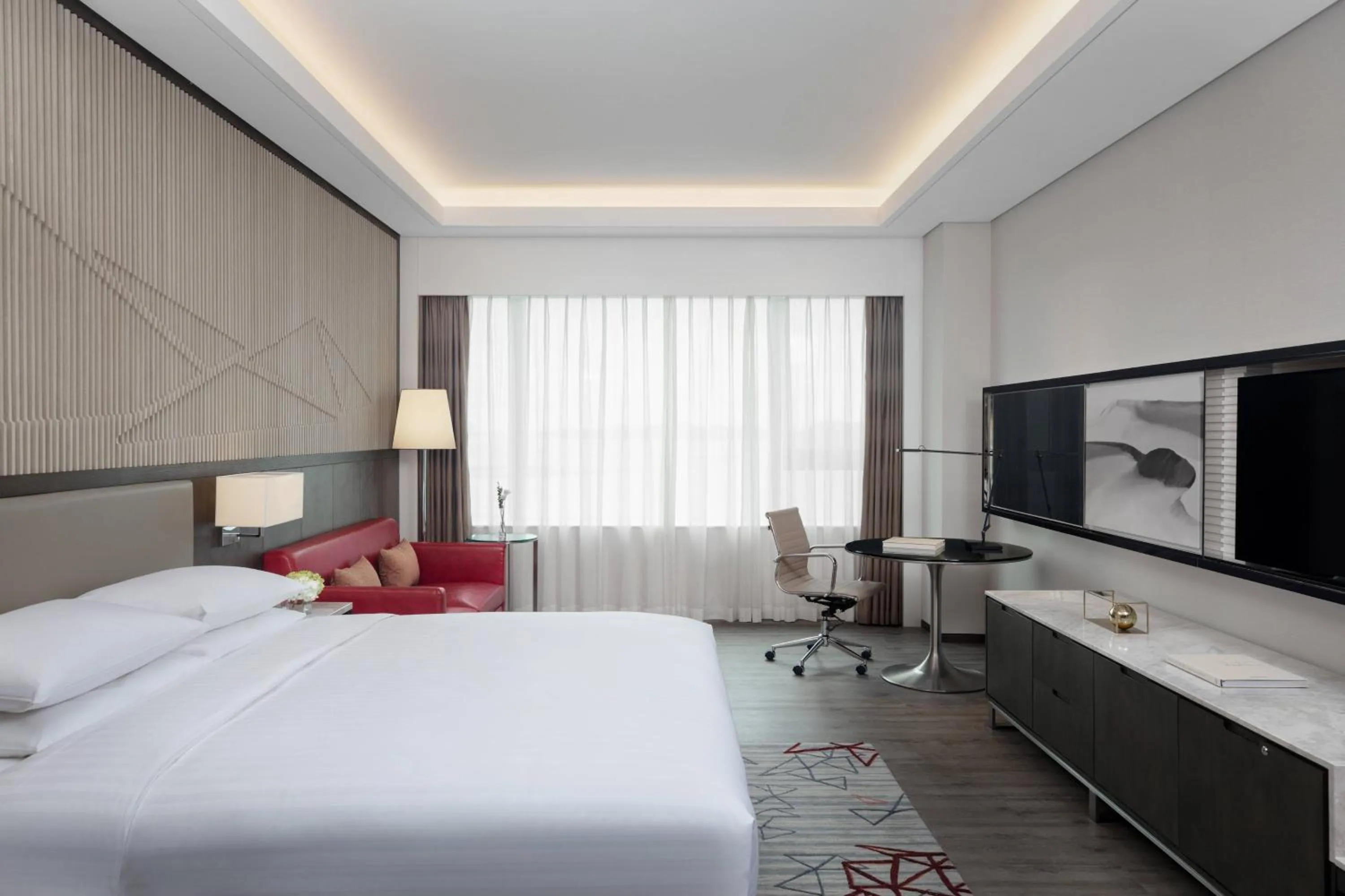 Photo of the whole room, Bed in Courtyard by Marriott Xiamen Haicang