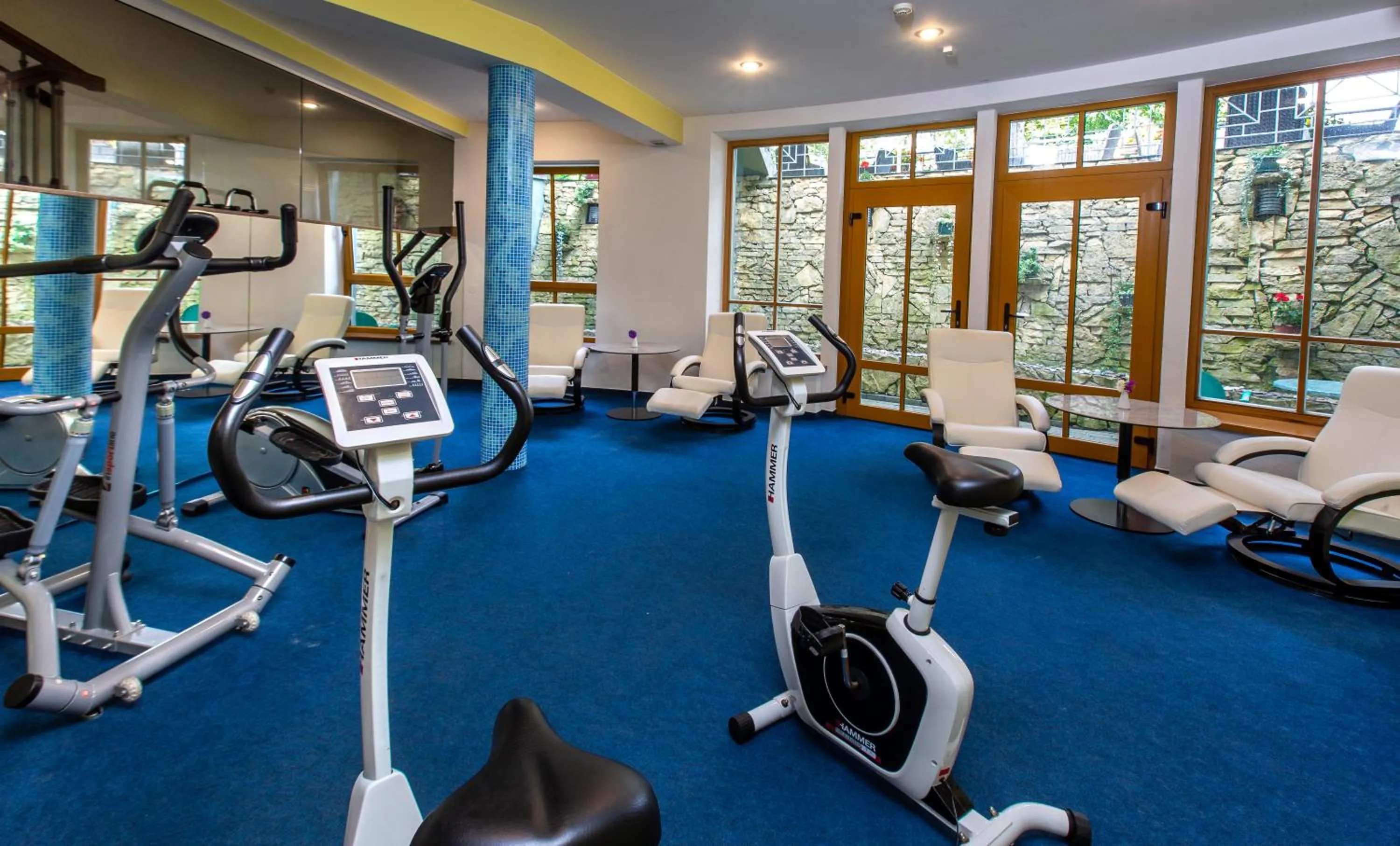 Fitness centre/facilities in Hotel Violeta