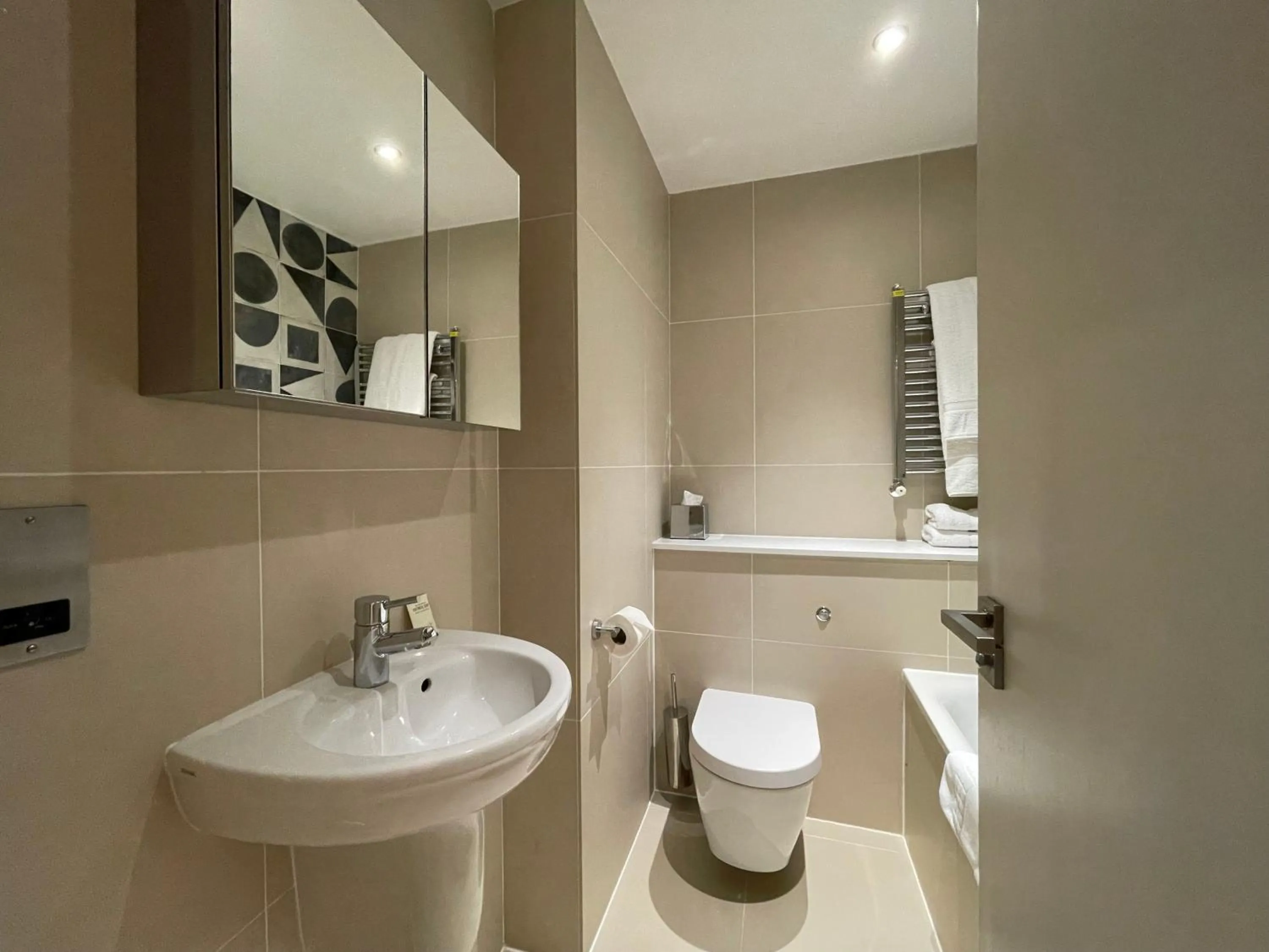 Bathroom in Nevern Place by Supercity Aparthotels