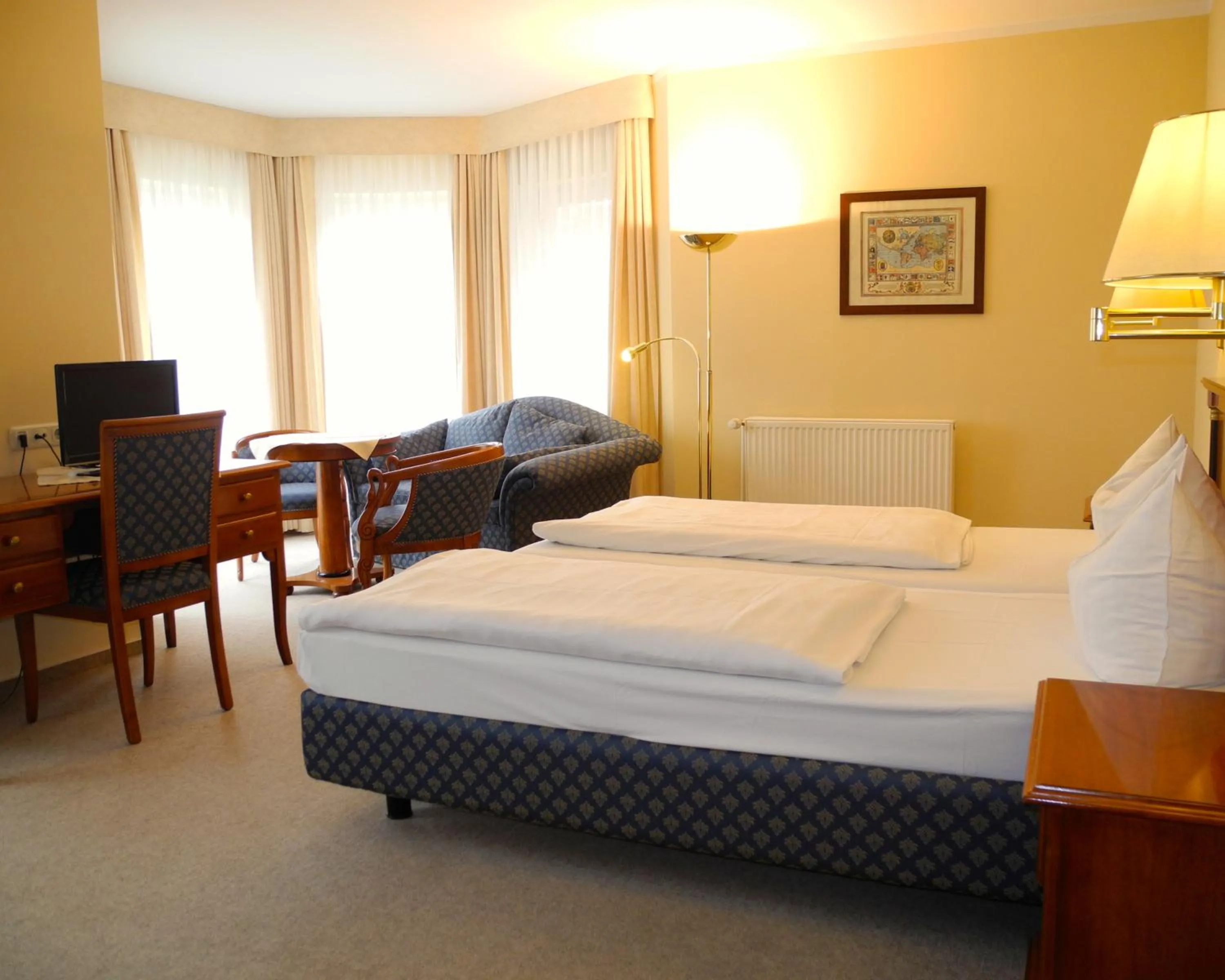 Bed in Pension Kühne