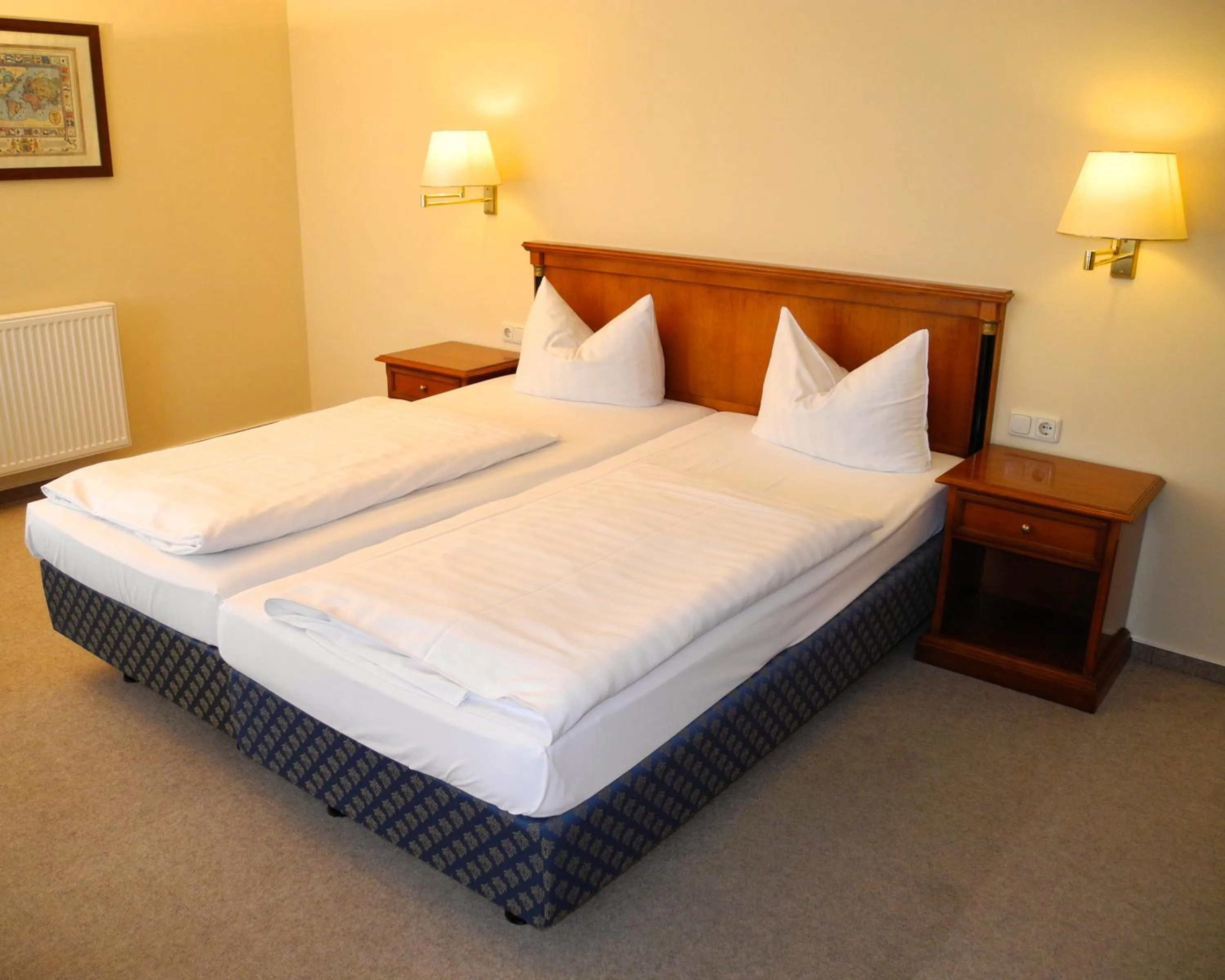 Bed in Pension Kühne