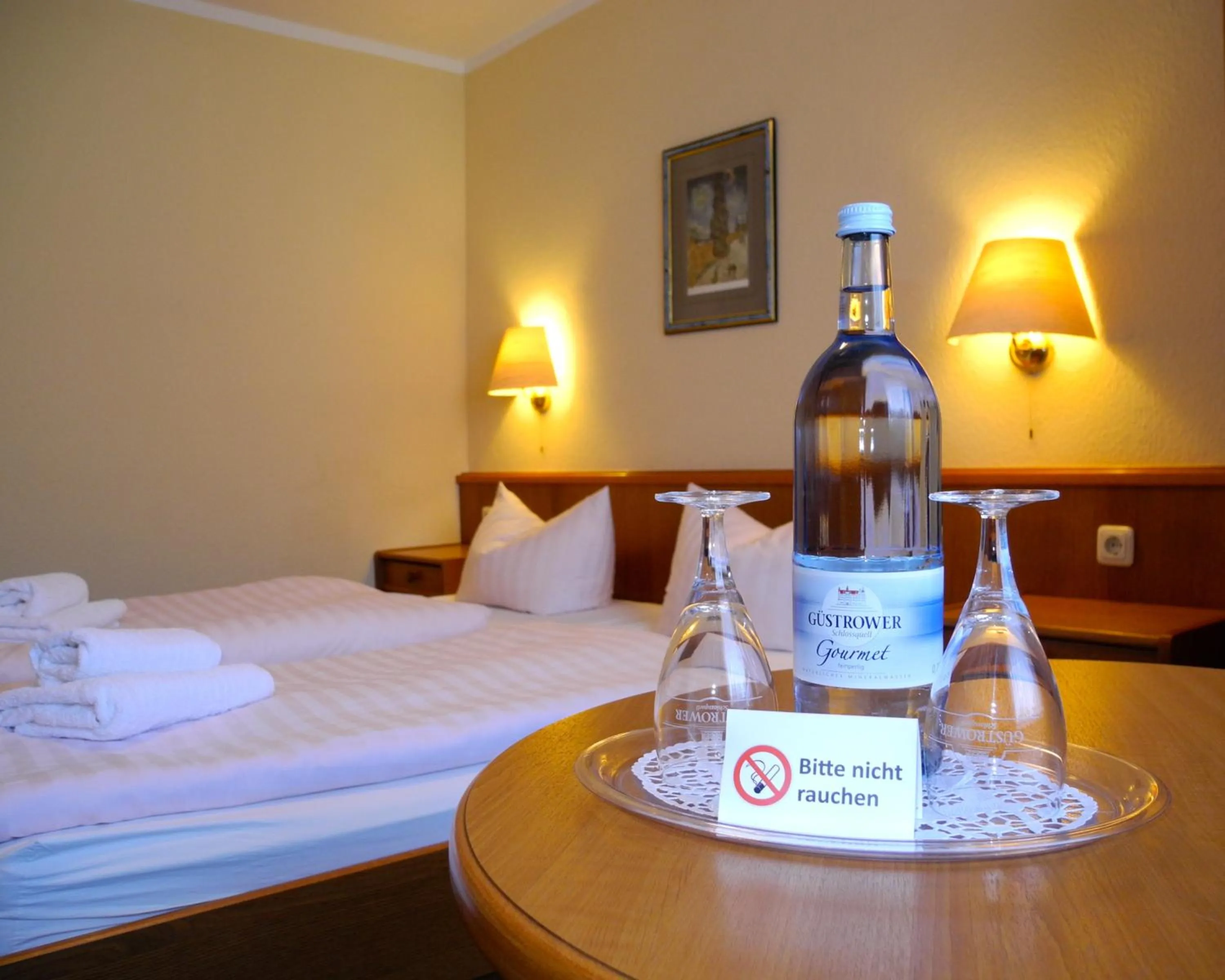 Bed in Pension Kühne