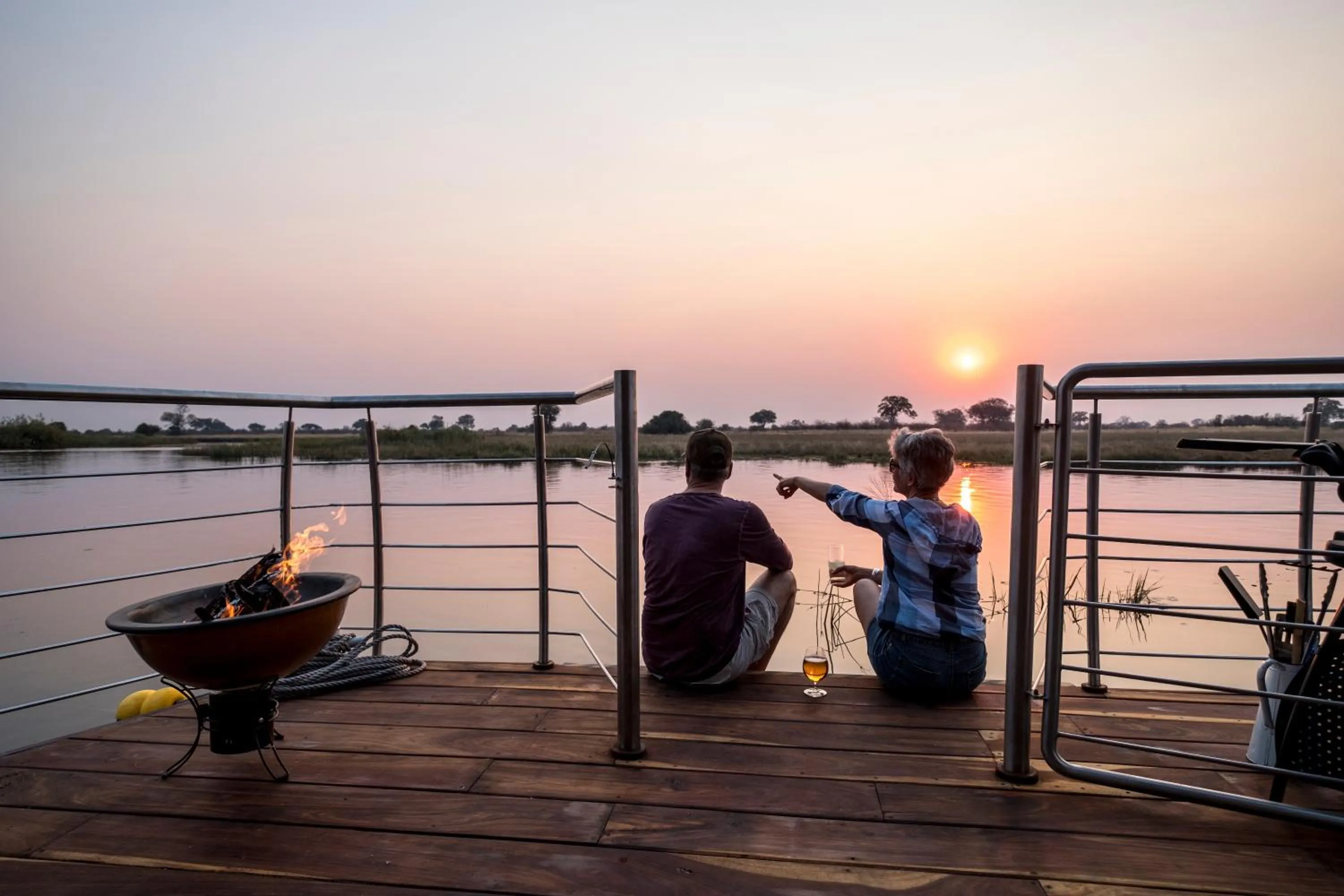Natural landscape in The Namushasha River Villa