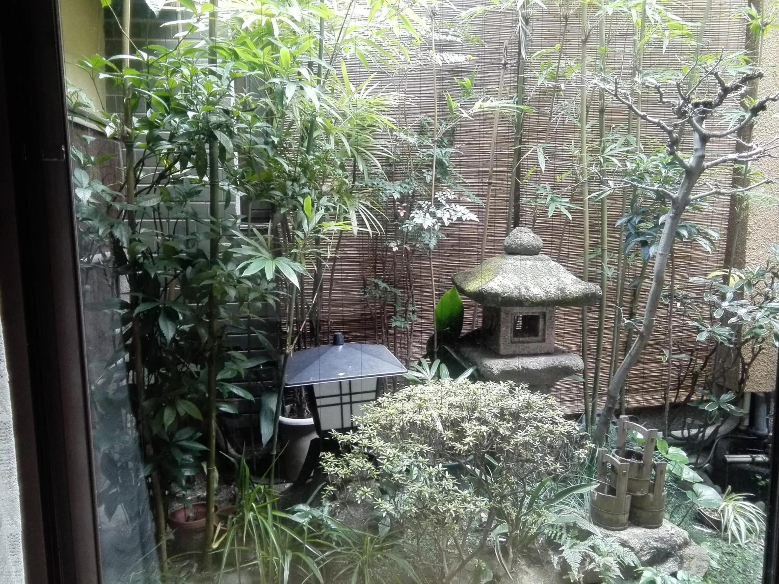 Garden view in Ryokan Nakajimaya
