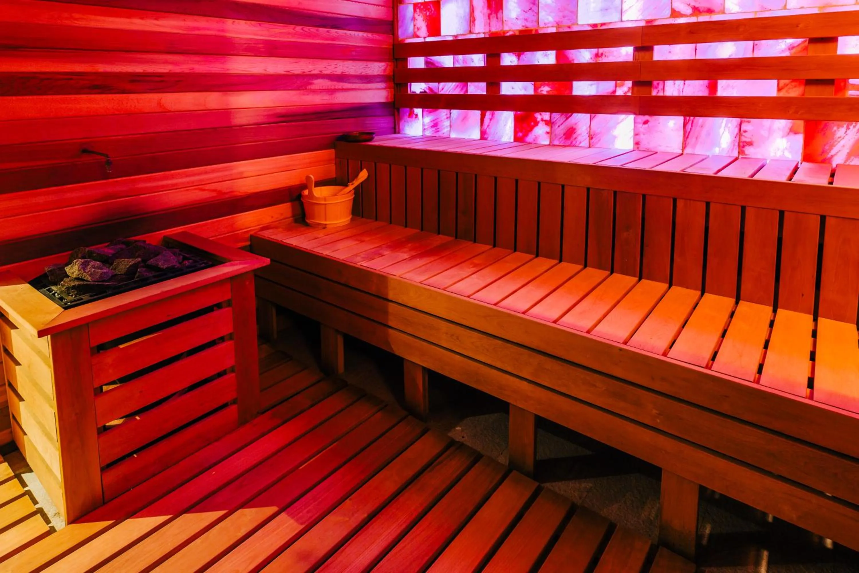 Sauna in Mandachi Hotel & SPA