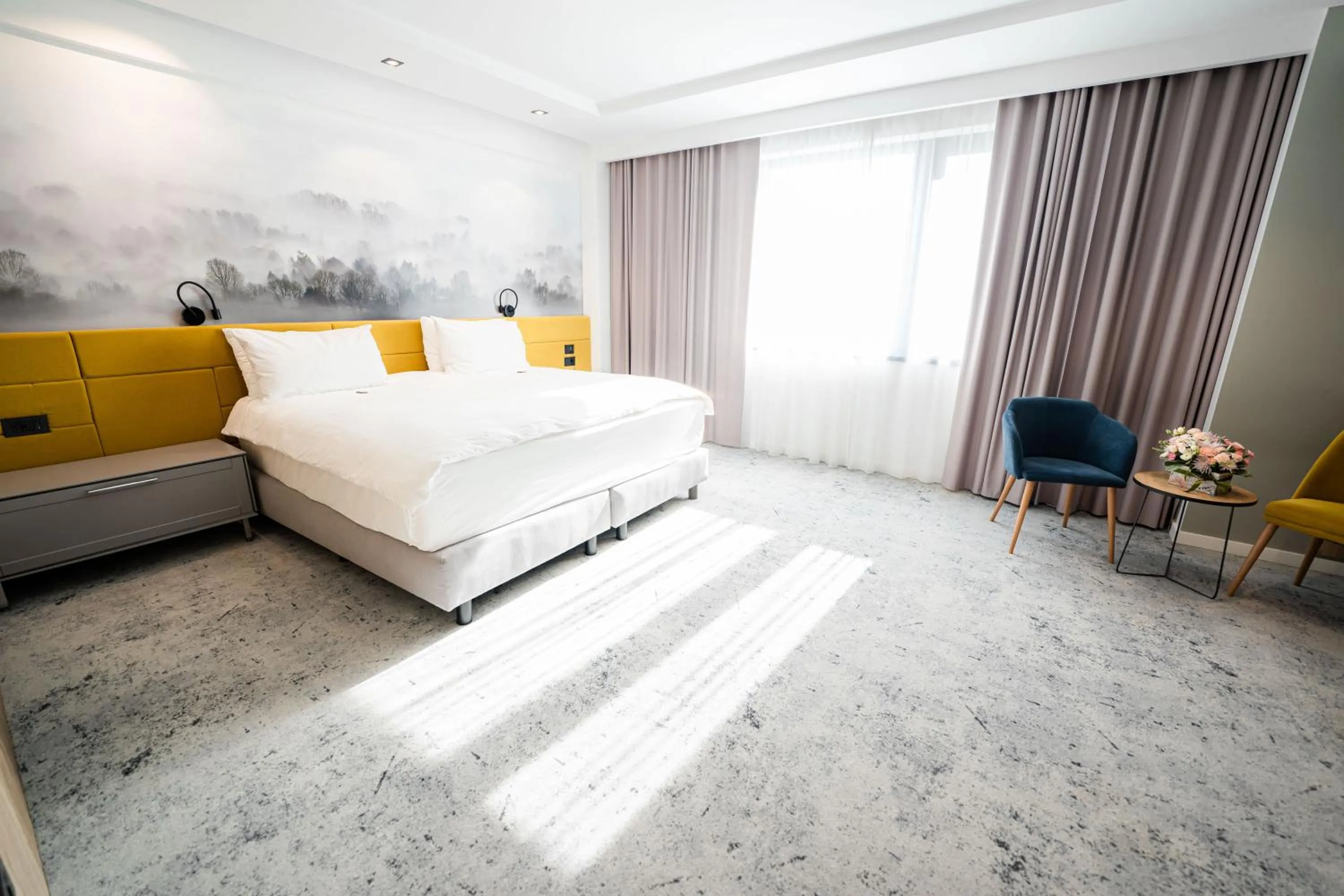 Bed in Mandachi Hotel & SPA