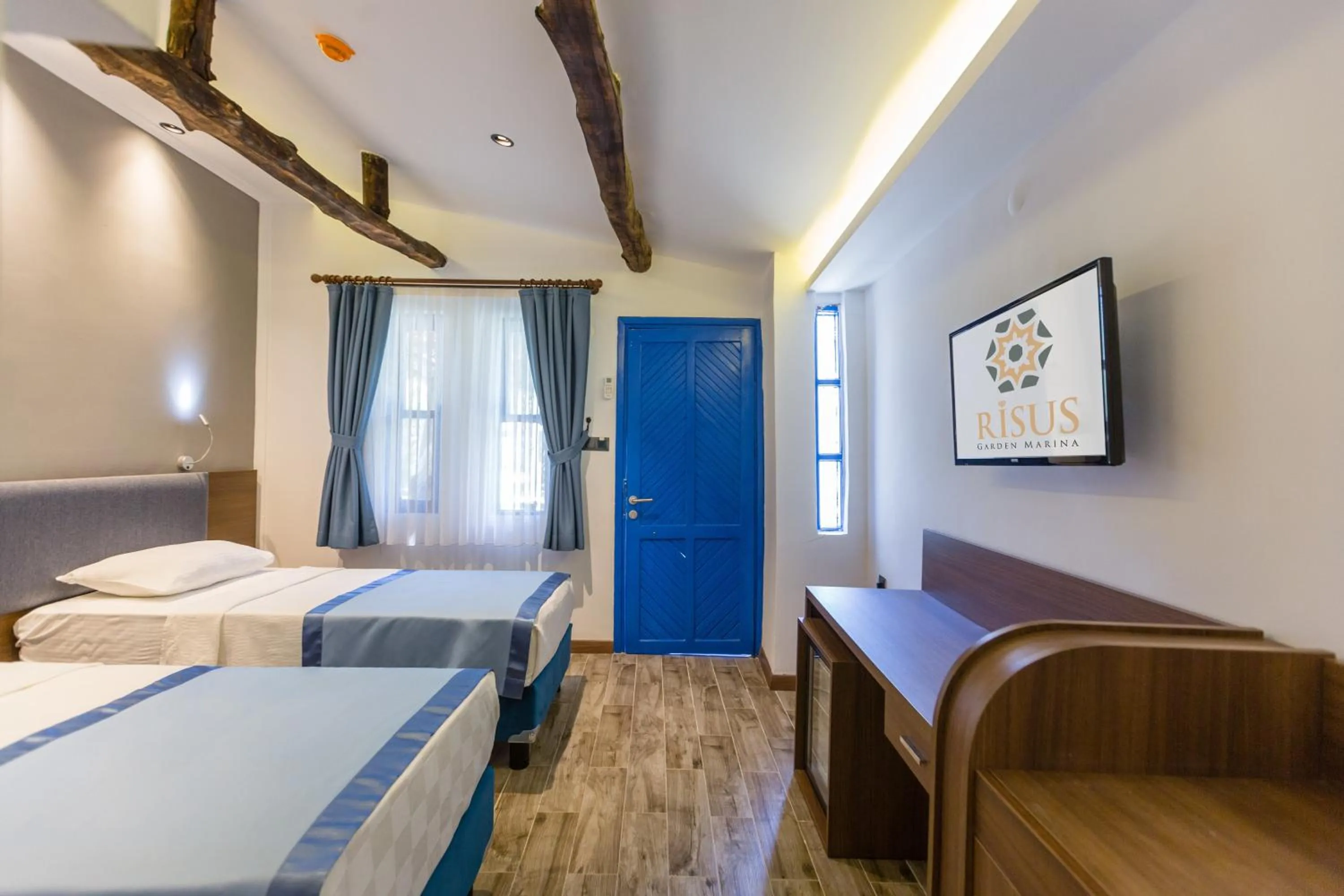 Decorative detail, Bed in Risus Garden Marina Hotel