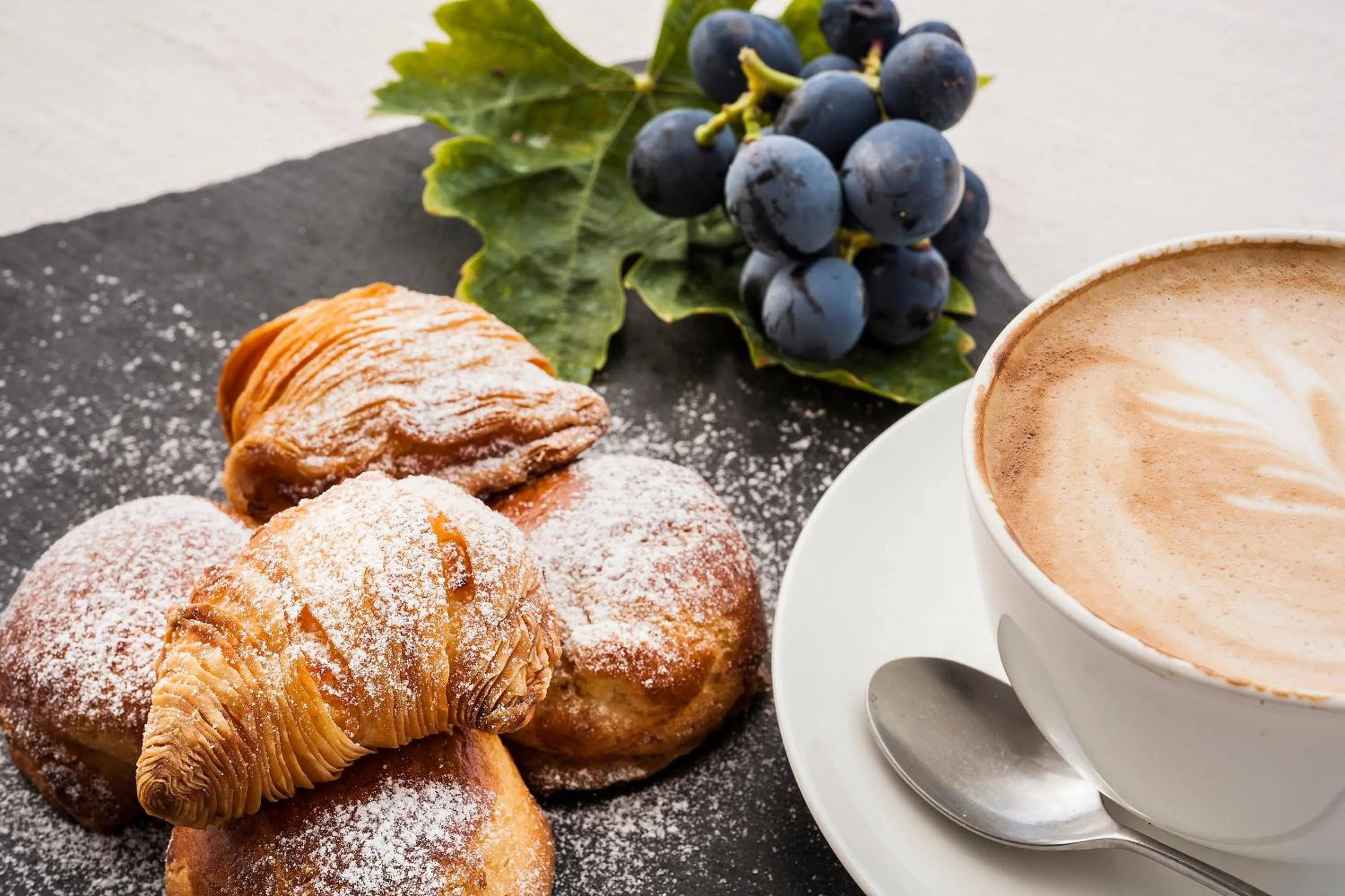 Italian breakfast in Tenuta Del Poggio Antico