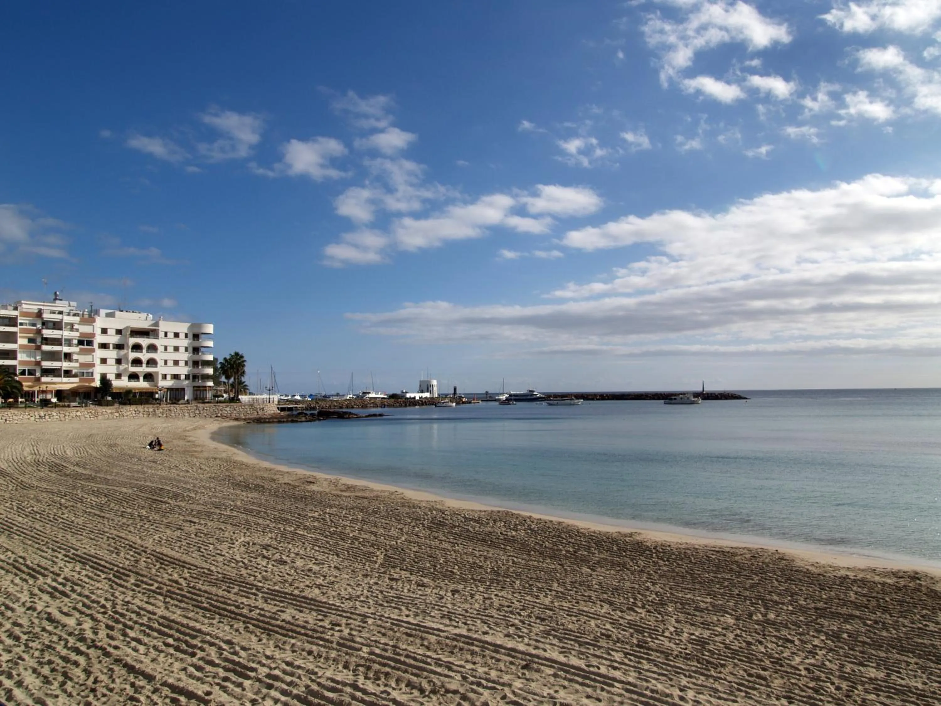 Beach in Hostal y Apartamentos Santa Eulalia