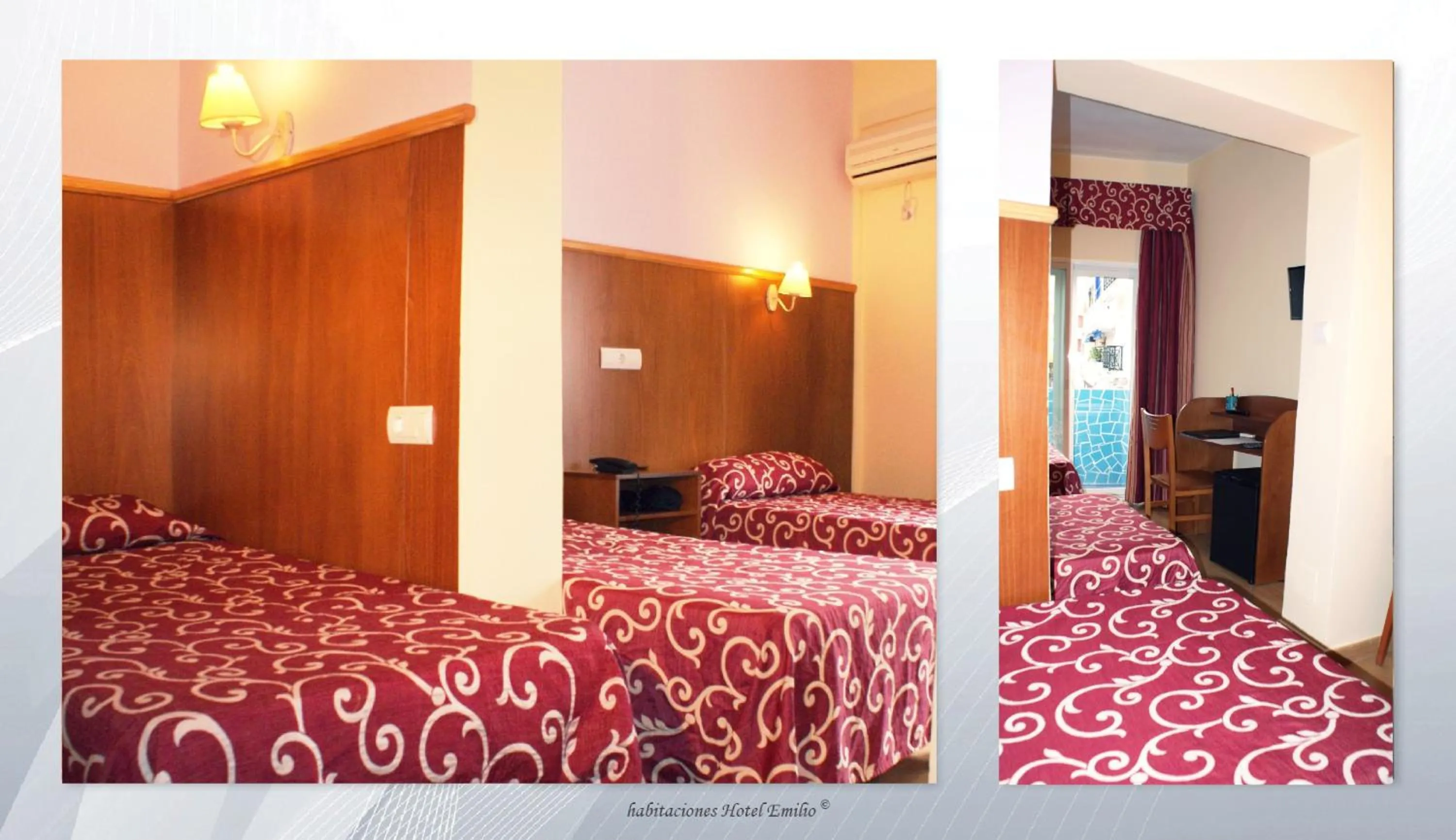 Photo of the whole room in Hotel Emilio
