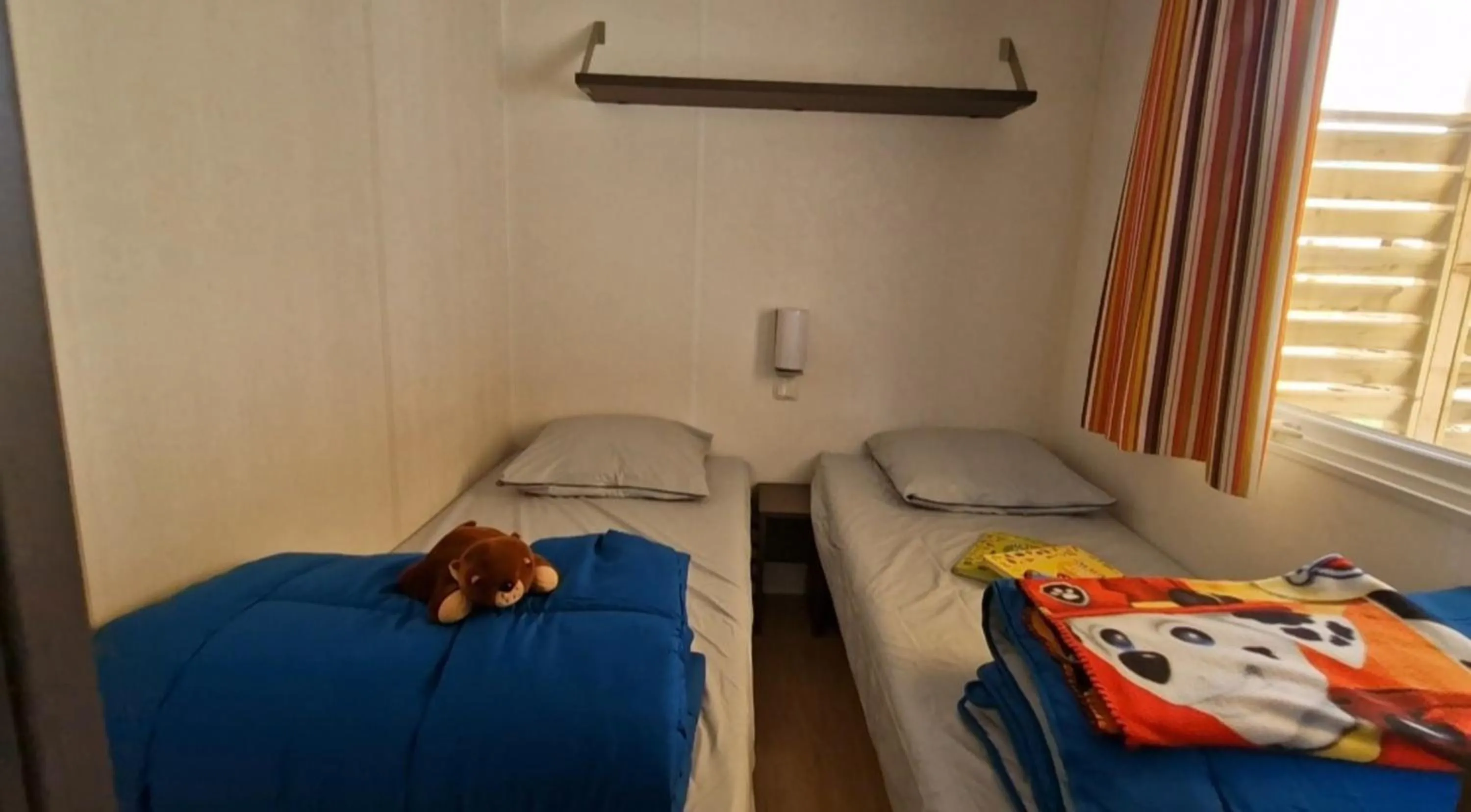 Bed in Camping Marmotel