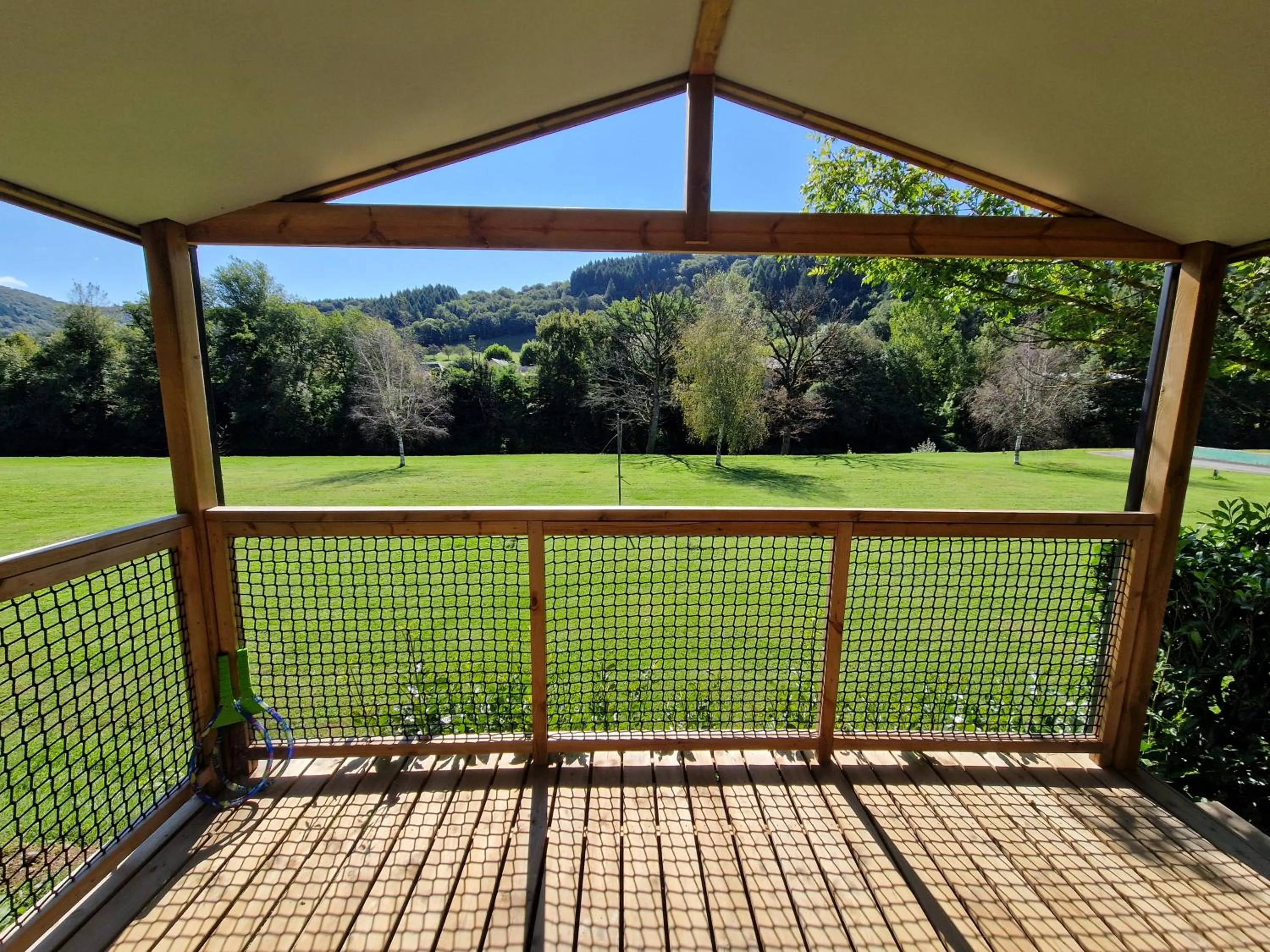 Balcony/Terrace in Camping Marmotel