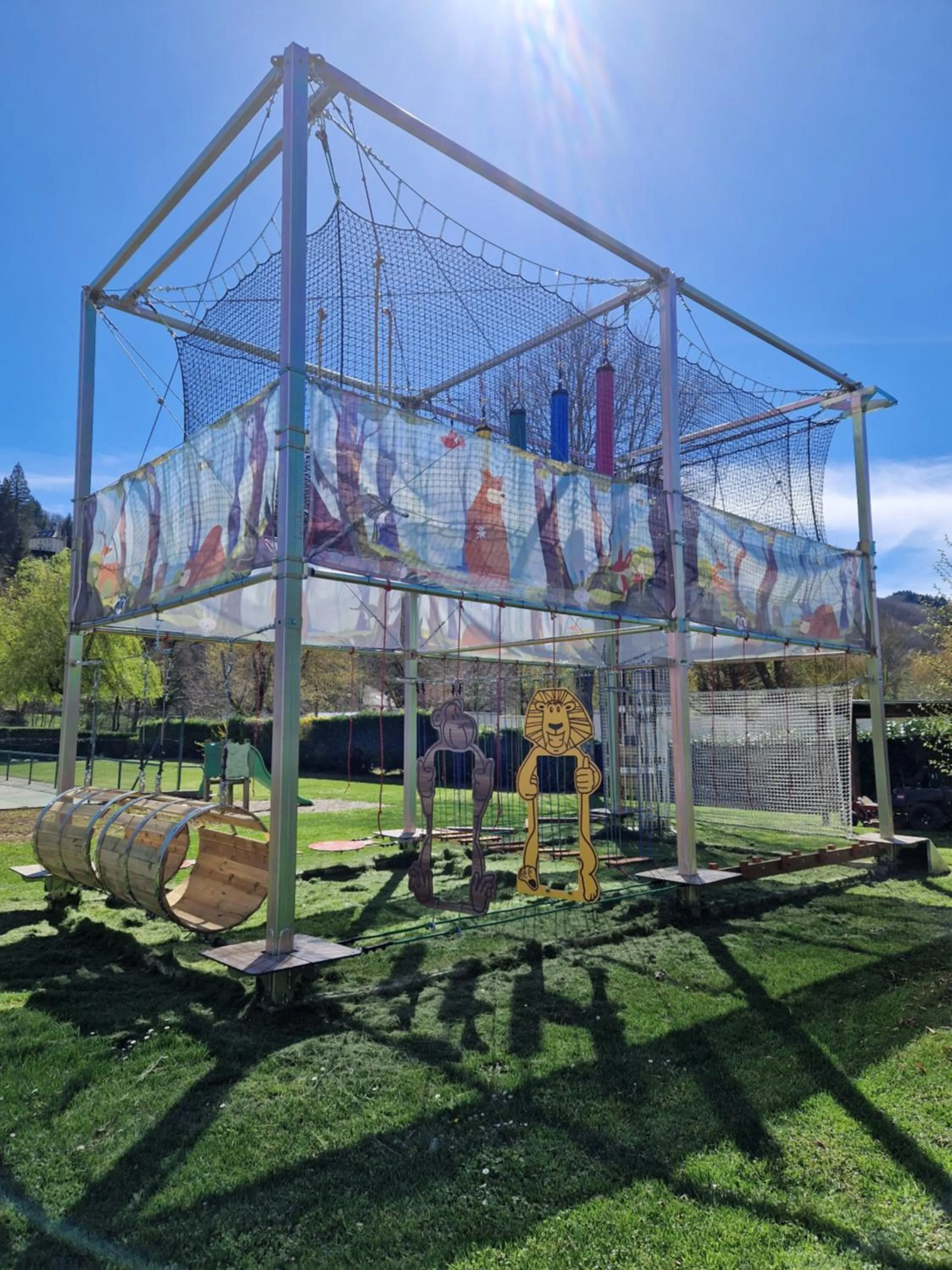 Children play ground in Camping Marmotel