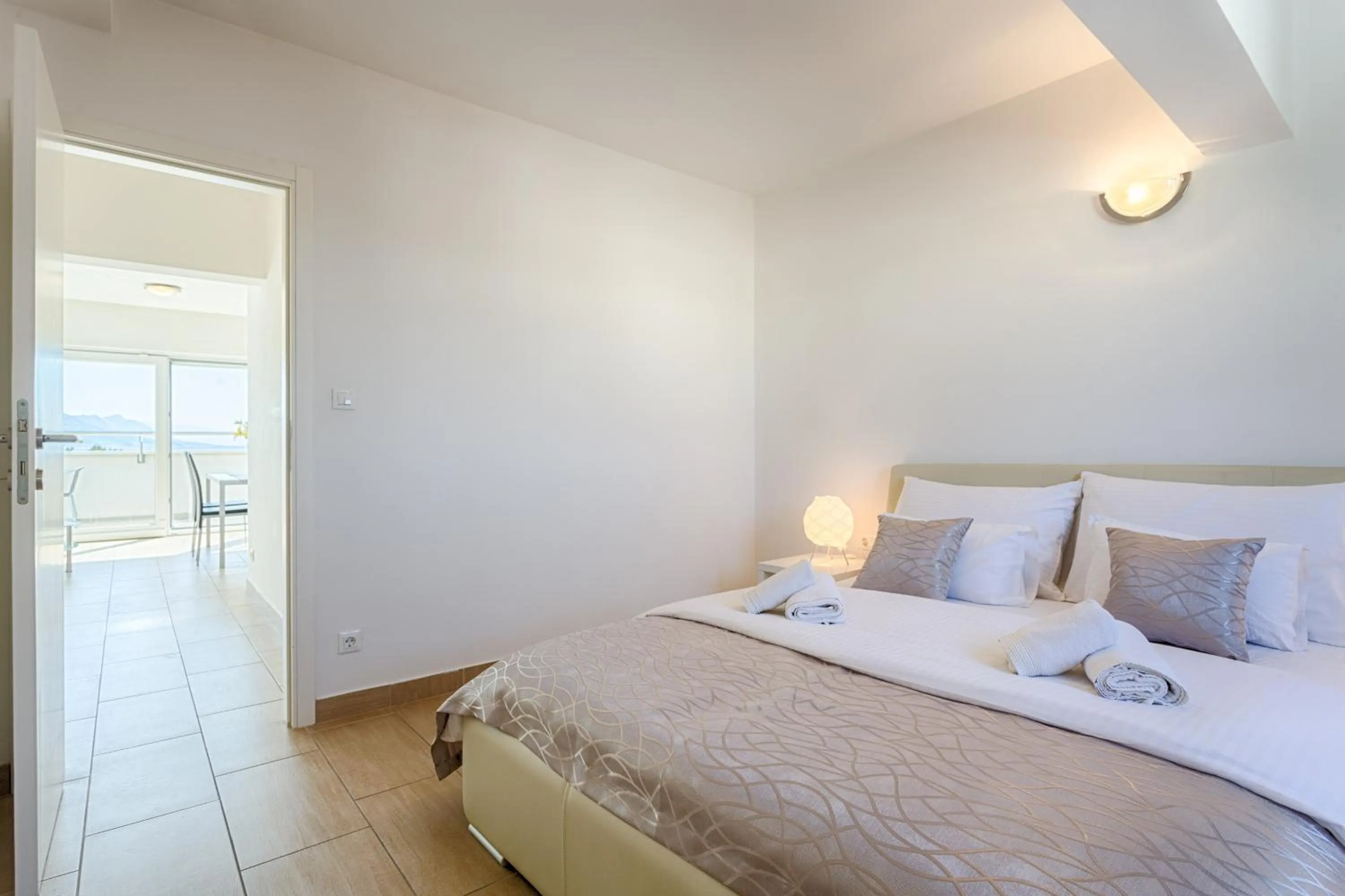 Bedroom, Bed in Adriatic Queen Rooms & Apartments