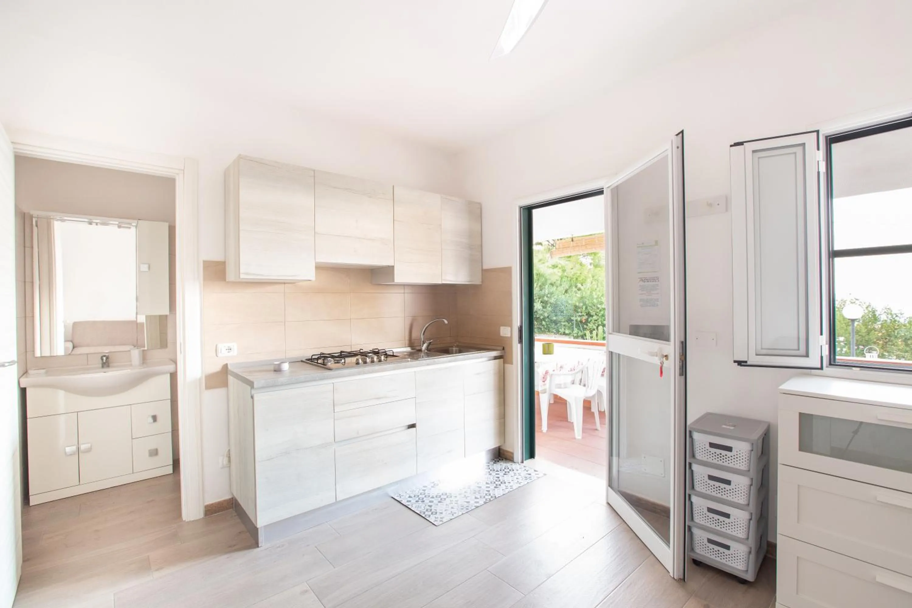 Kitchen or kitchenette in Centro Vacanze Piccolo Friuli