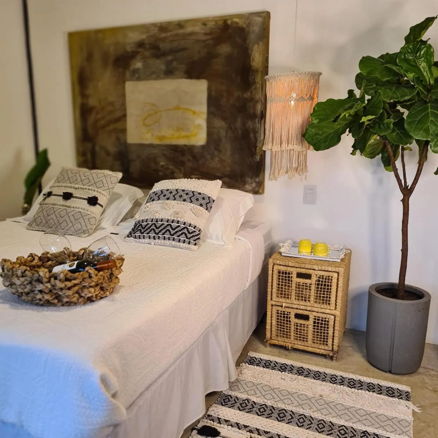 Bed in Vila Bambu Ilhabela, Santa Tereza