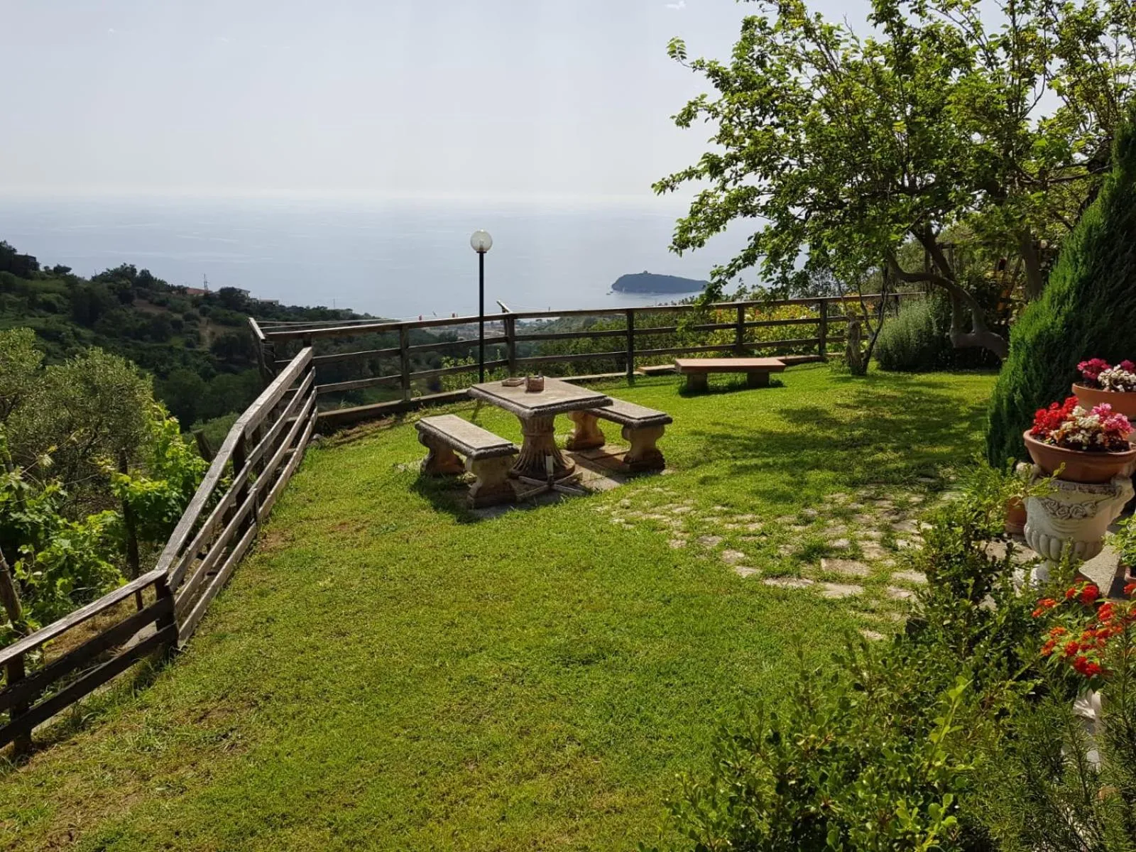 Garden in B&B la Sirenetta