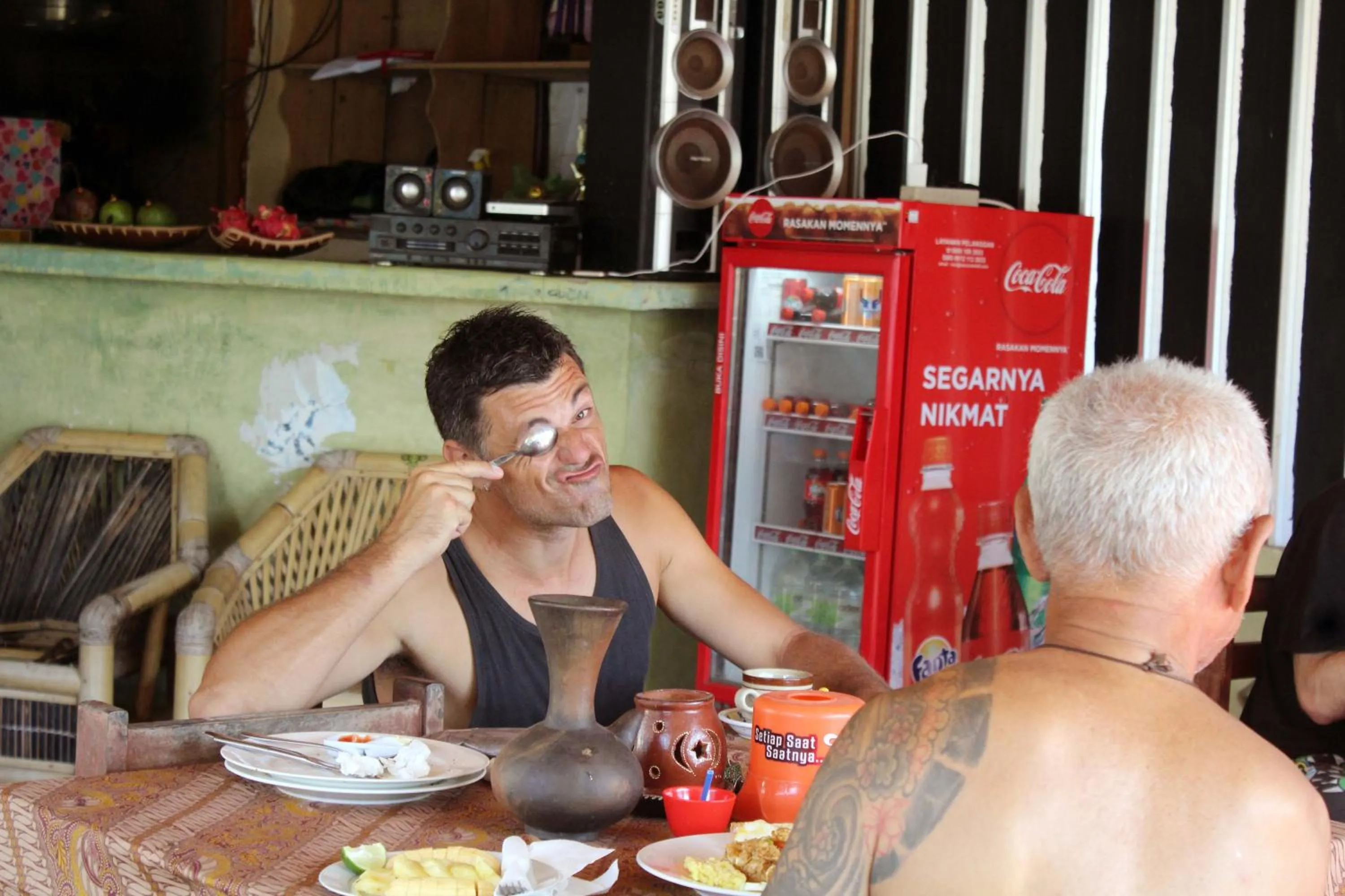 Continental breakfast in Duyung Rooms & Resto Gerupuk