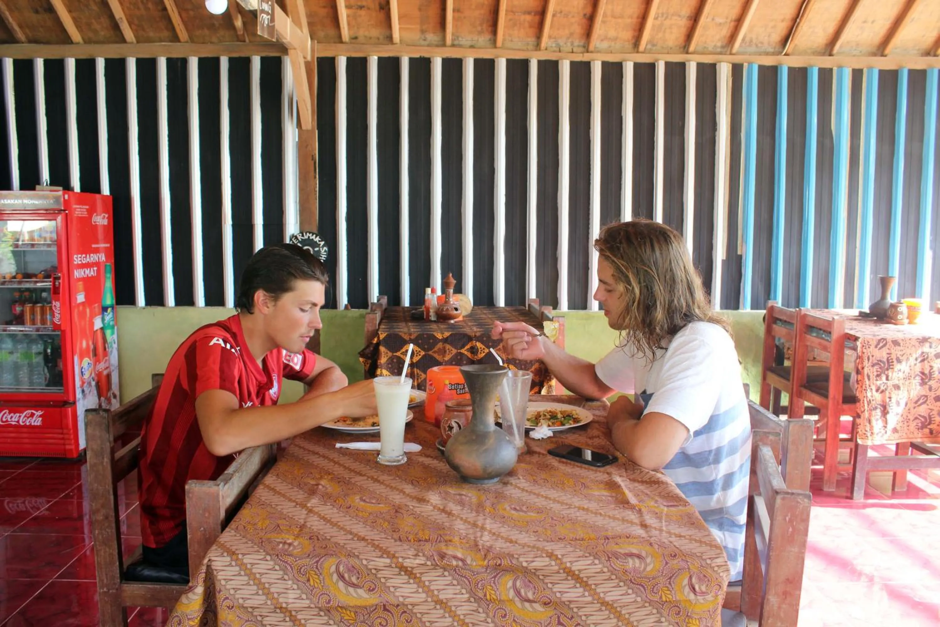 Continental breakfast in Duyung Rooms & Resto Gerupuk