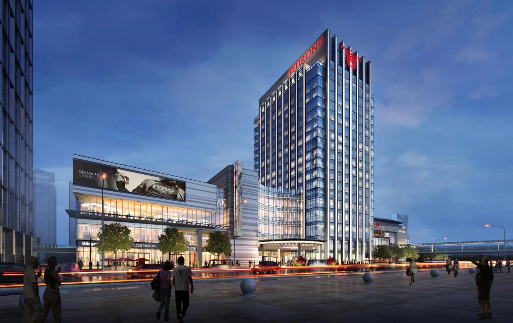 Street view in Jeurong Hotel Shanghai