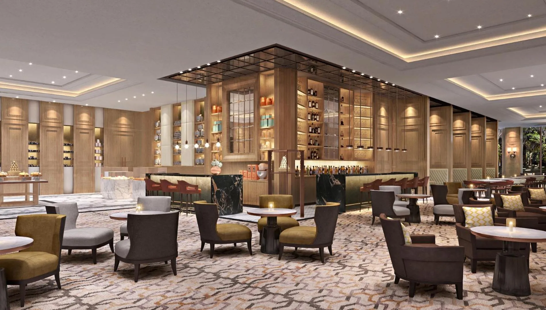 Lounge or bar in Jeurong Hotel Shanghai