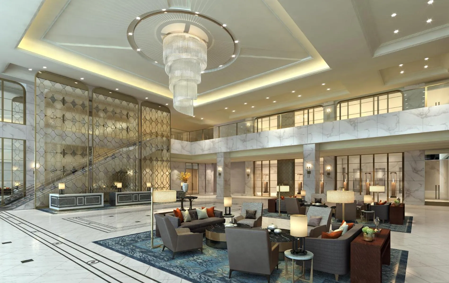 Communal lounge/ TV room in Jeurong Hotel Shanghai