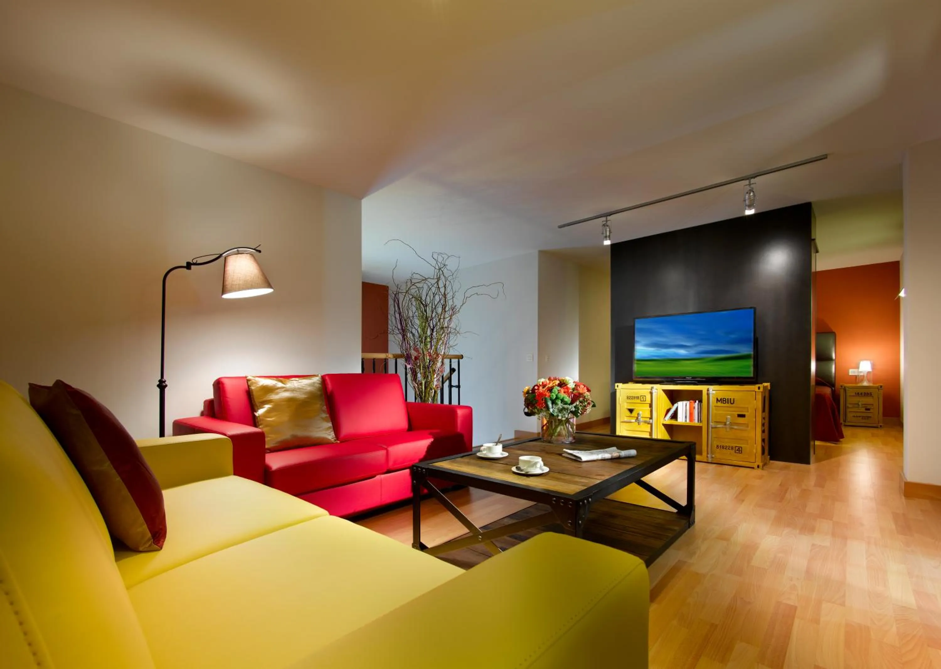 Living room in Castro Exclusive Residences Sant Pau