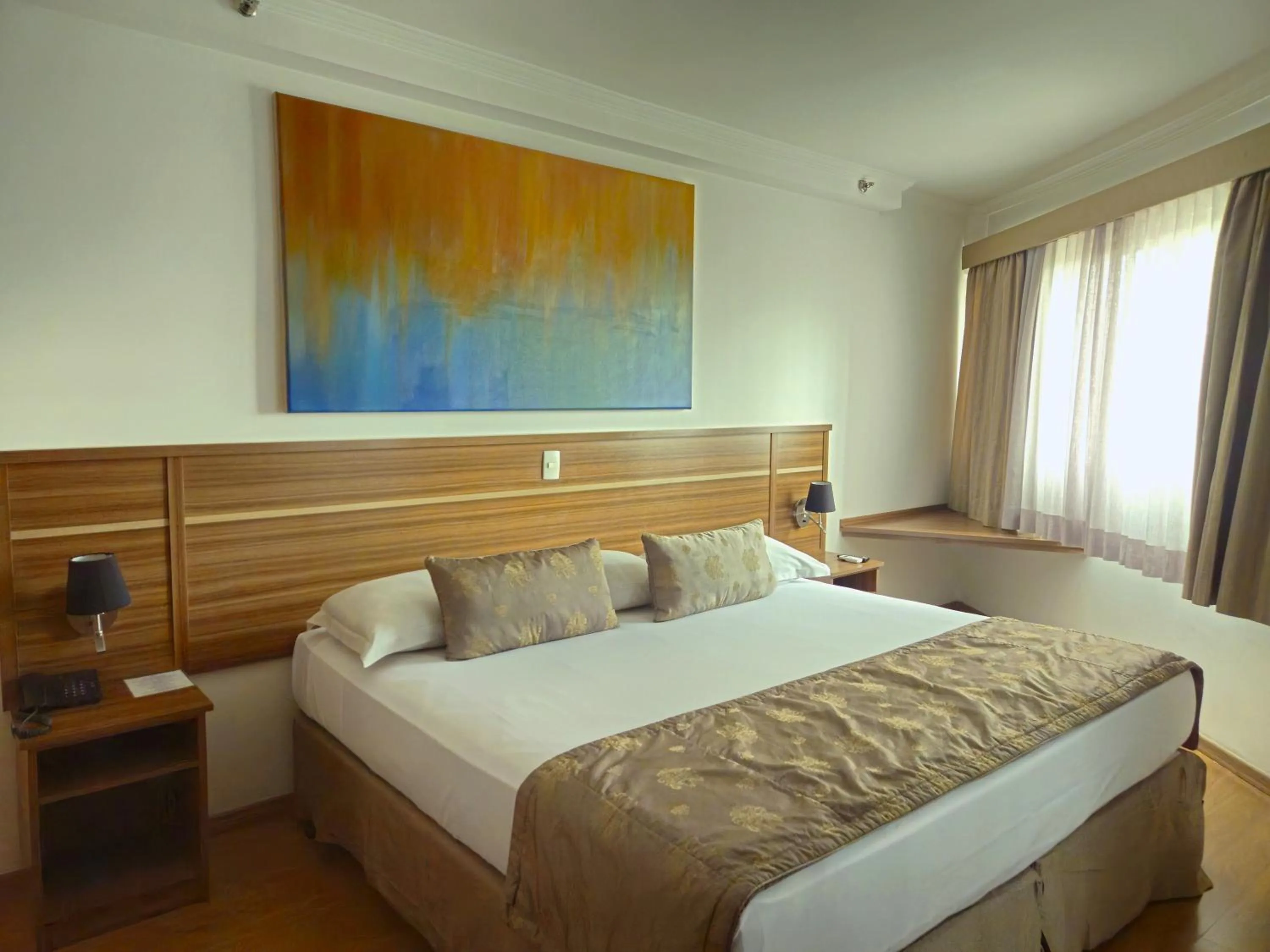 Bed in Faro Hotel São José dos Campos