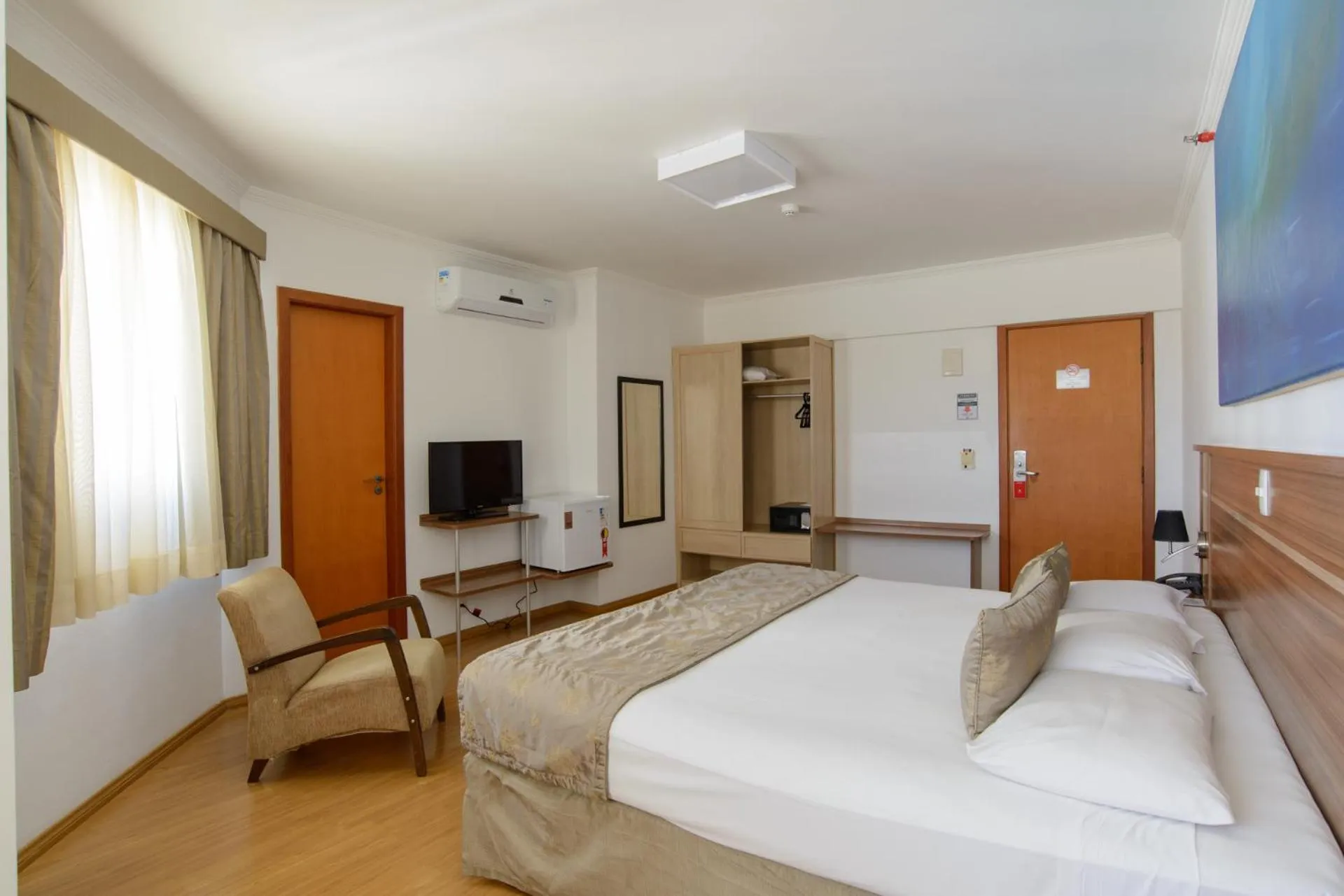 Bed in Faro Hotel São José dos Campos