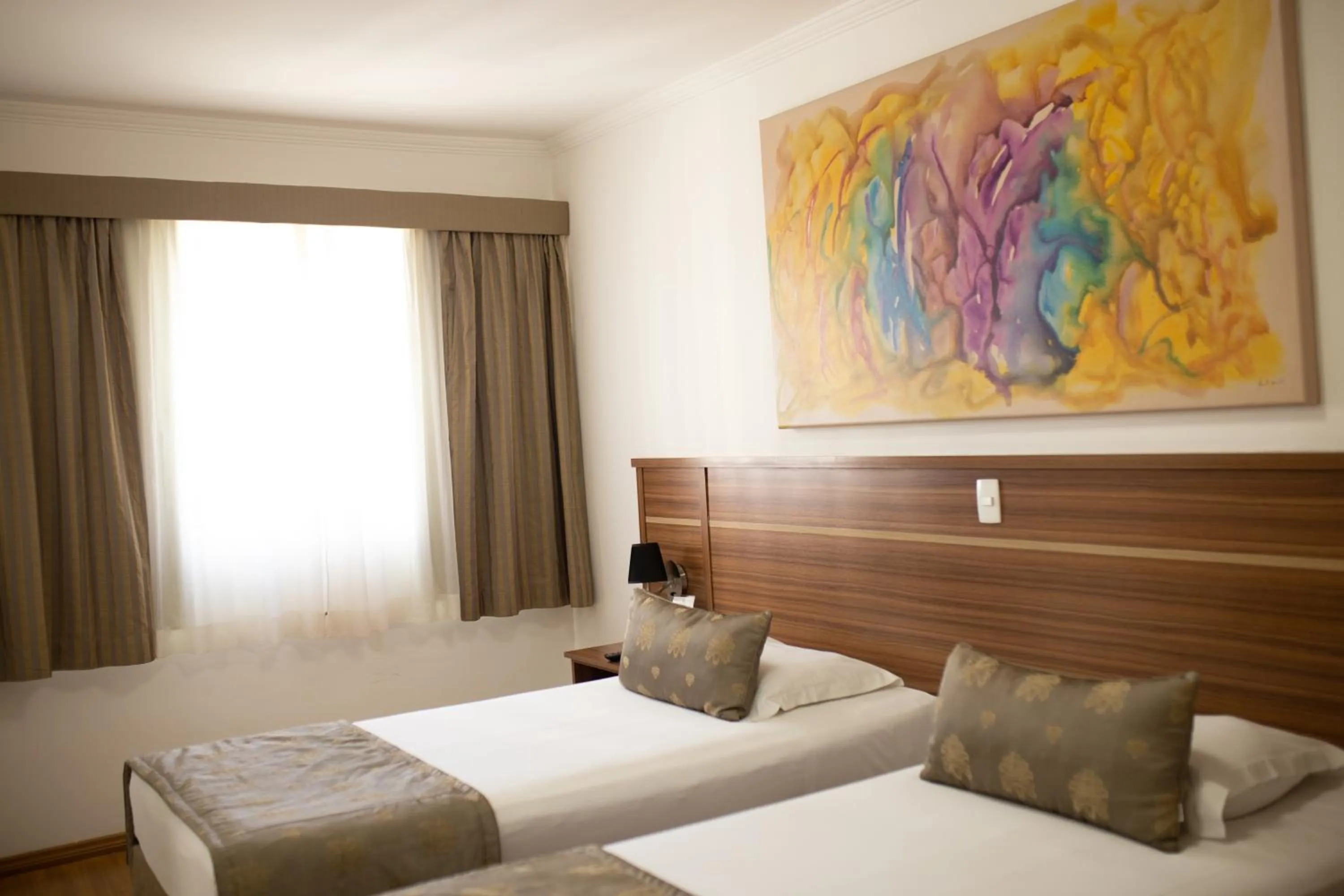 Bed in Faro Hotel São José dos Campos