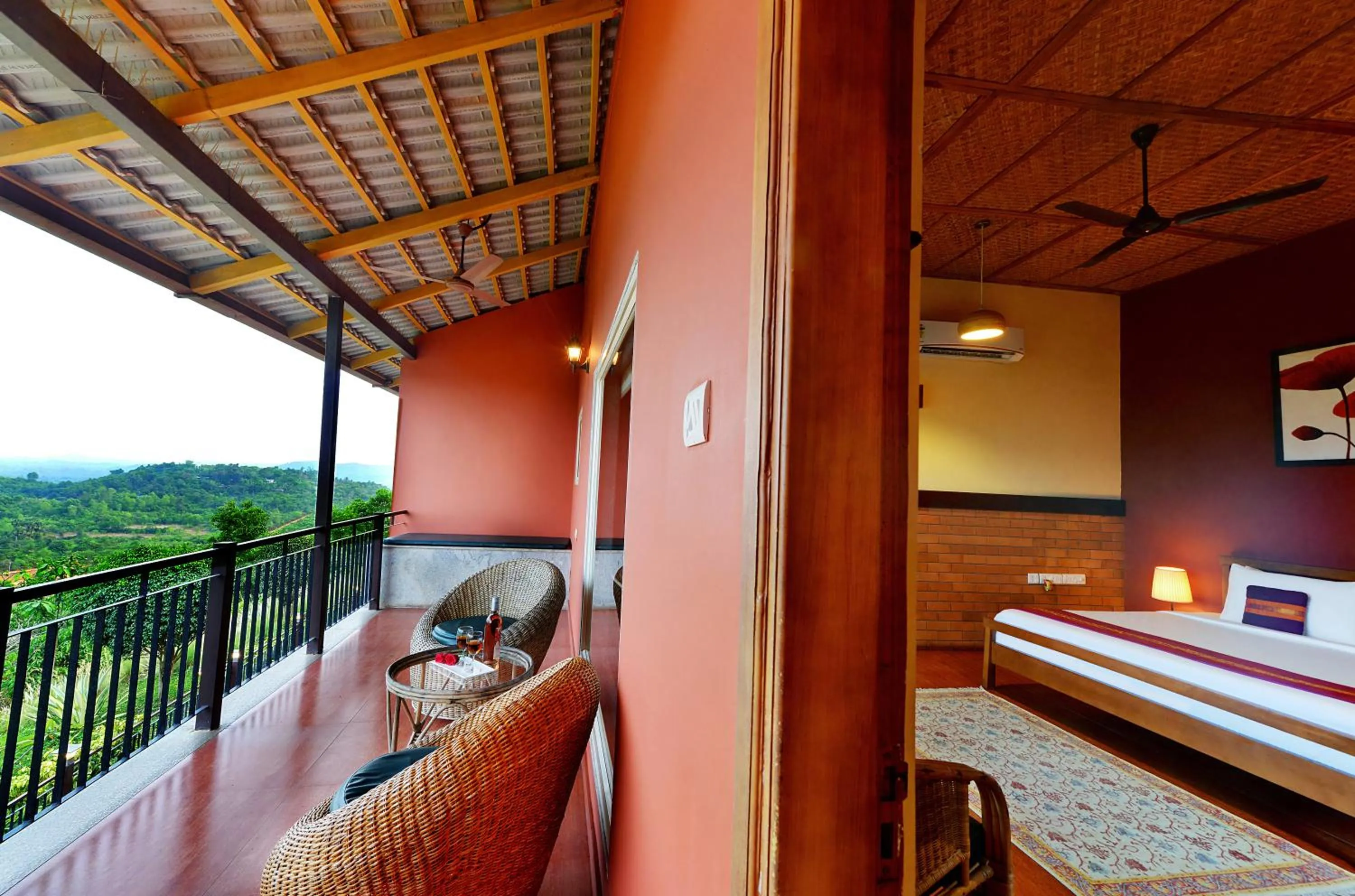 Natural landscape, Bed in The Estate Resort , Mangalore