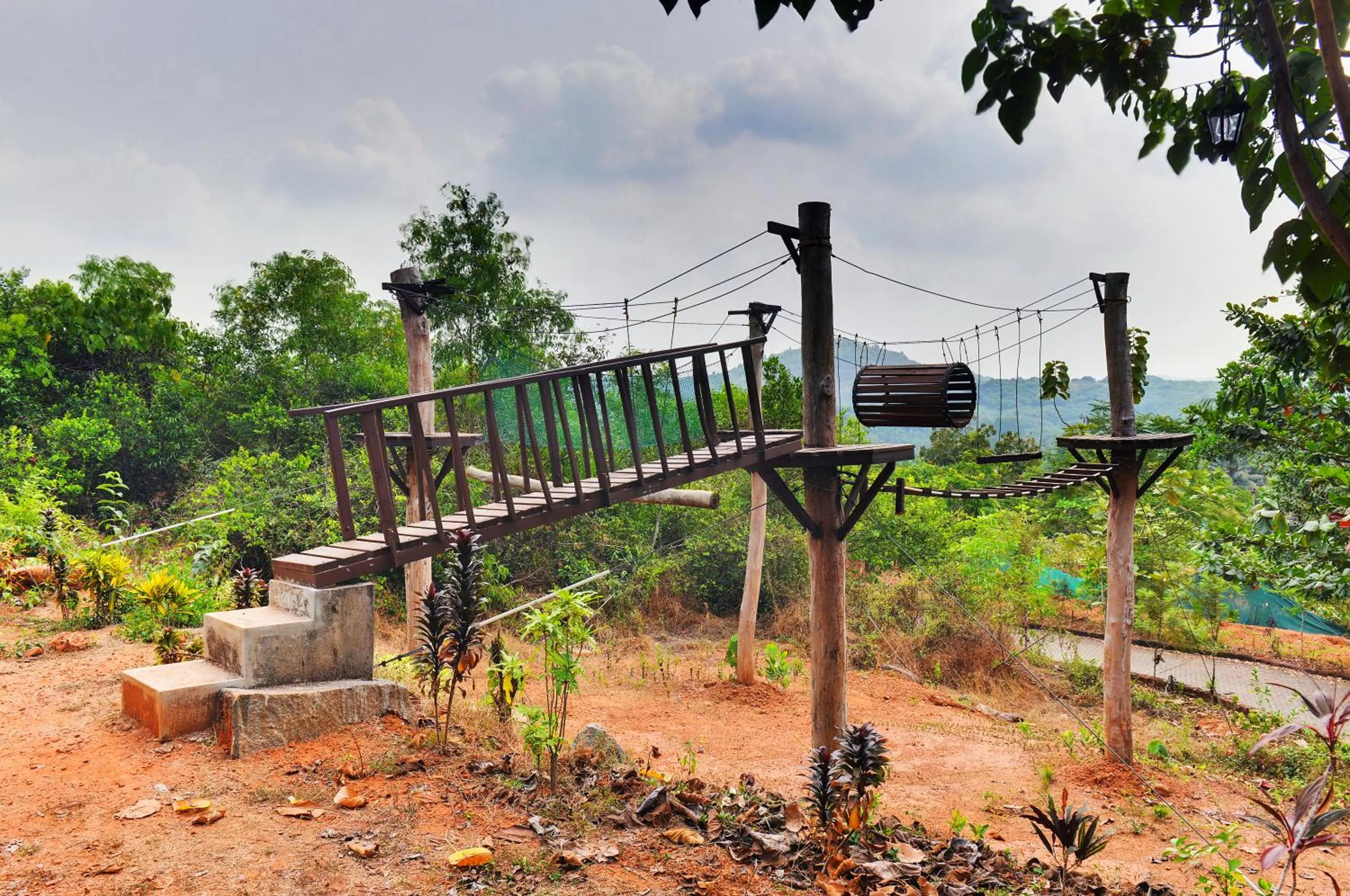 Children play ground in The Estate Resort , Mangalore