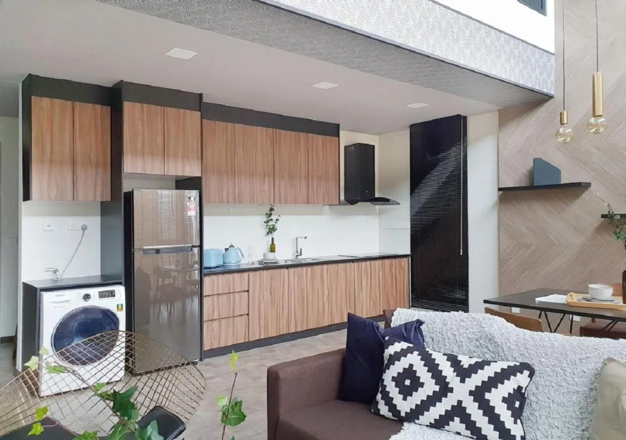 Kitchen or kitchenette in Expressionz 48th floor Sky Pool