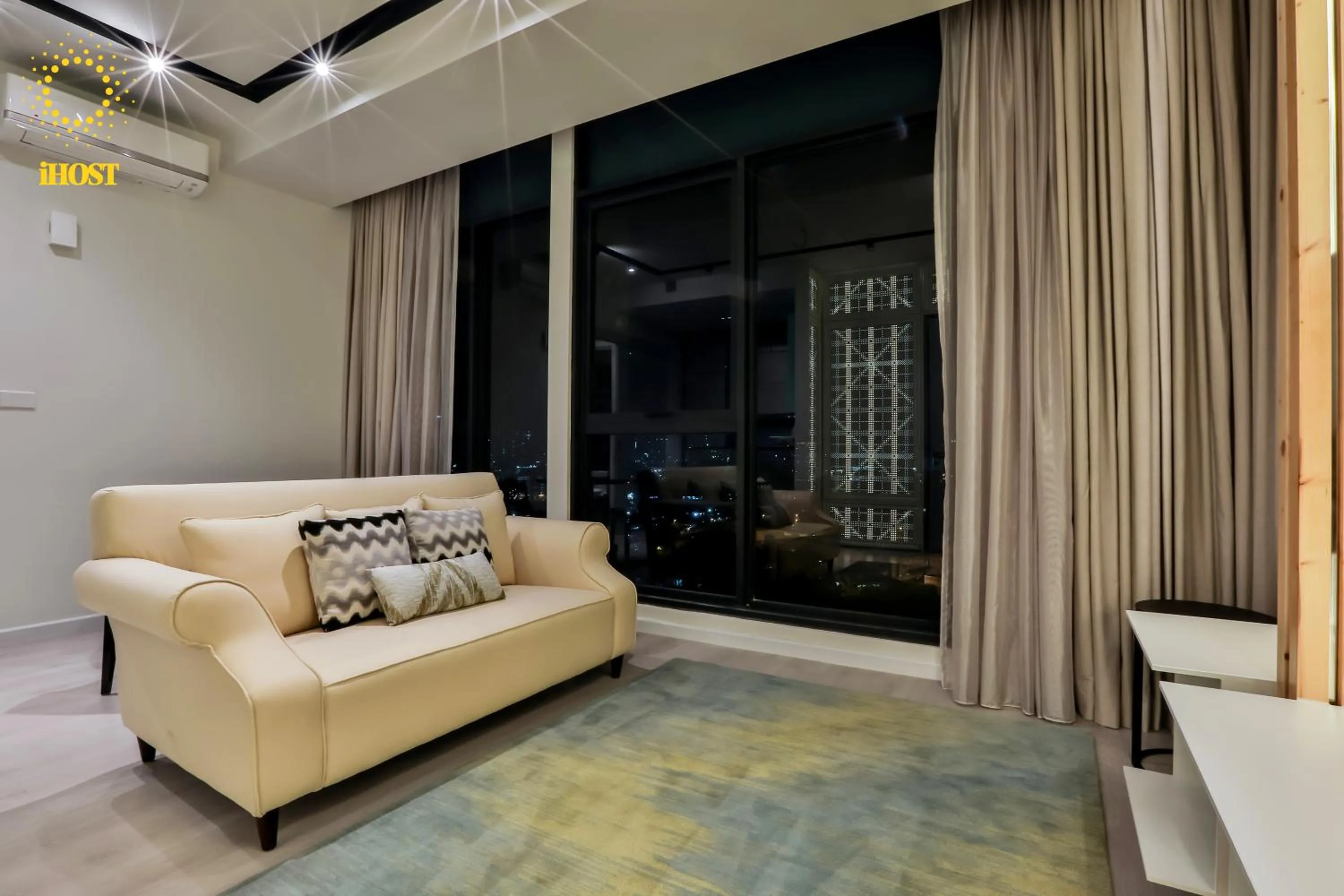 Living room in Expressionz 48th floor Sky Pool