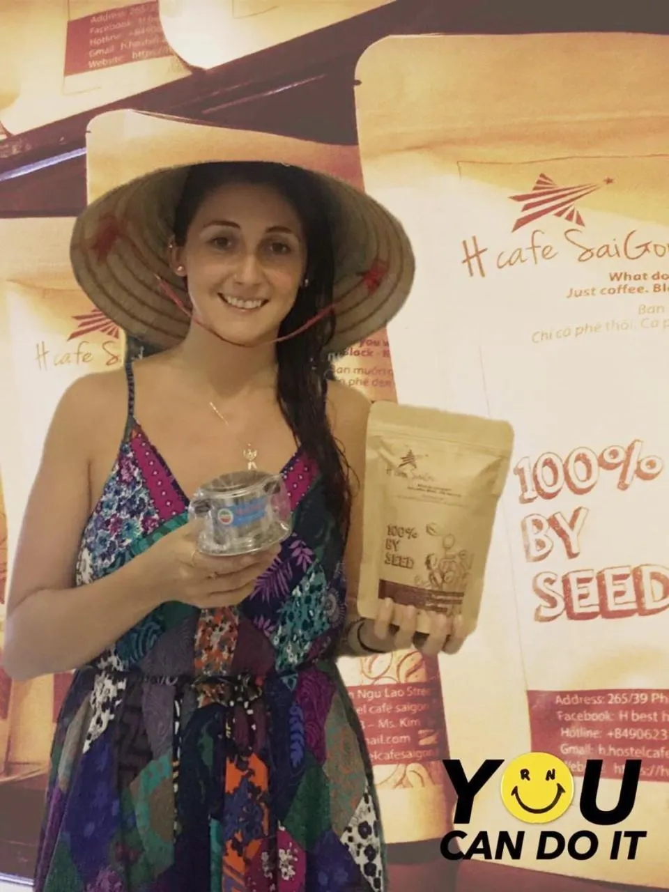 Property logo or sign in H Best Hostel Cafe SaiGon