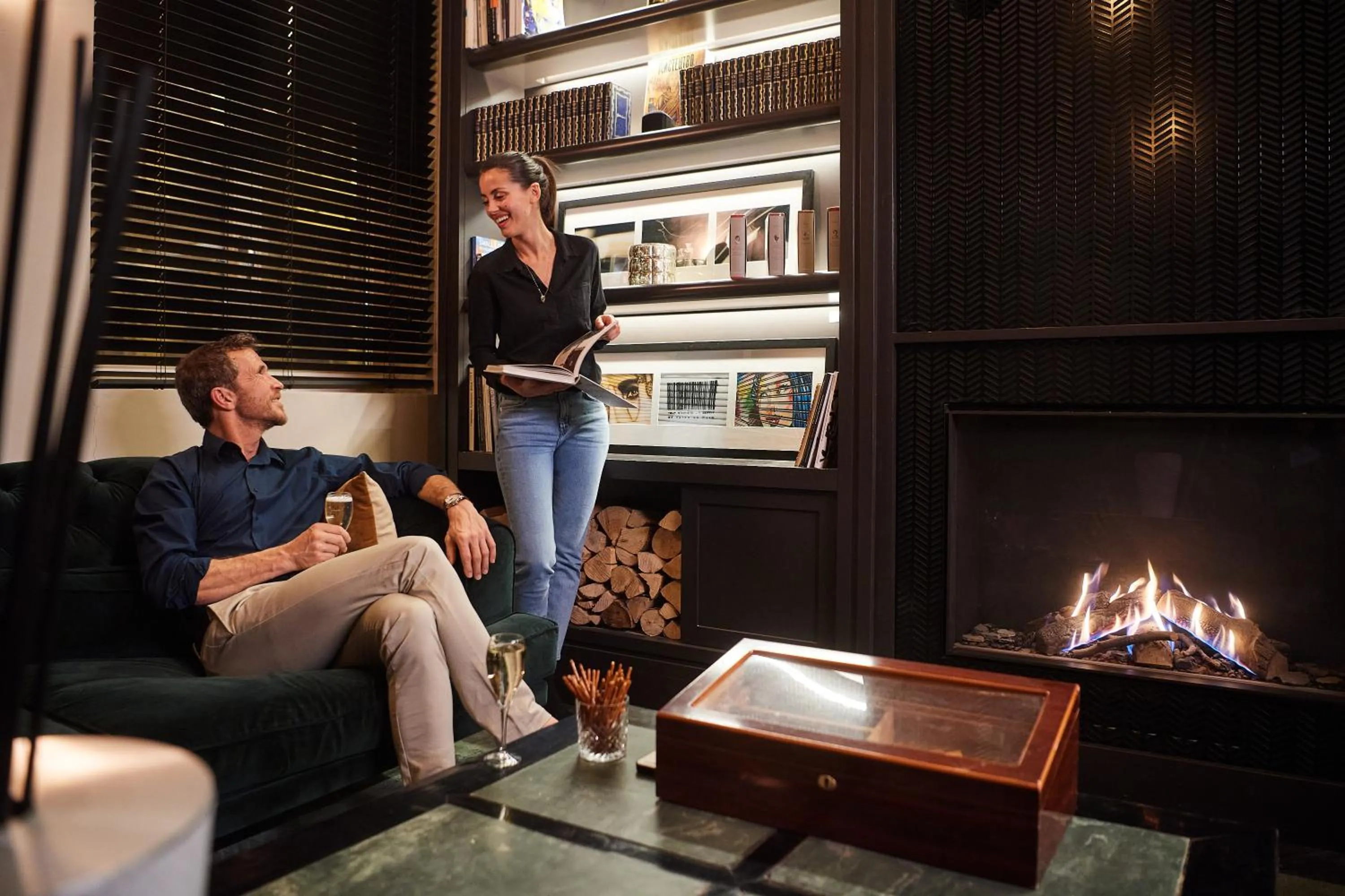 Library in Harmon House - Hotel & Spa