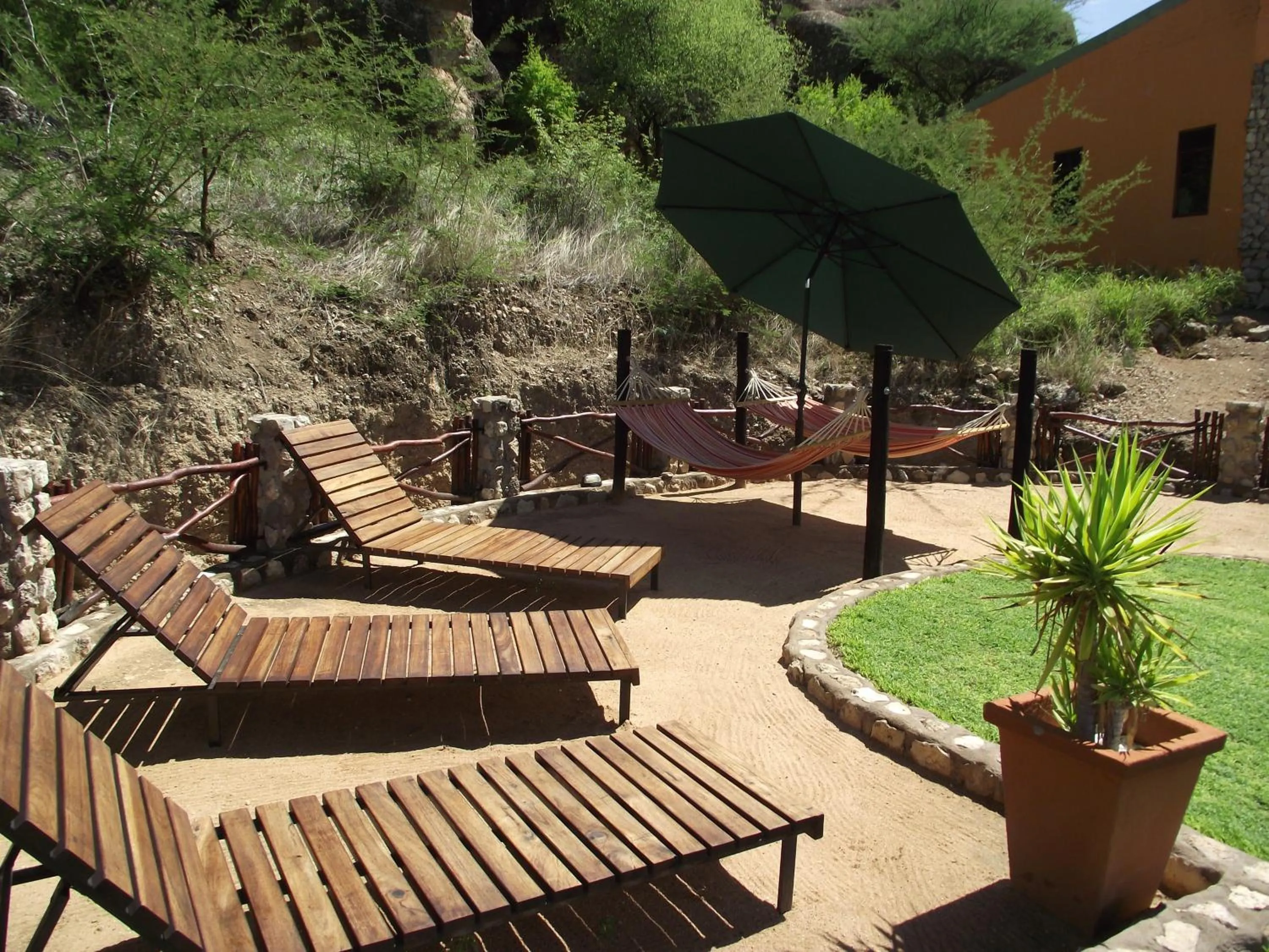Garden in Sasa Safari Camp & Tours