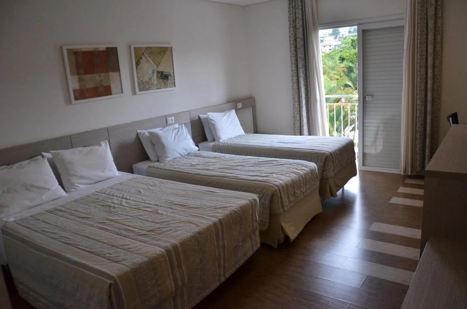 Bed in Atibaia Residence Hotel & Resort
