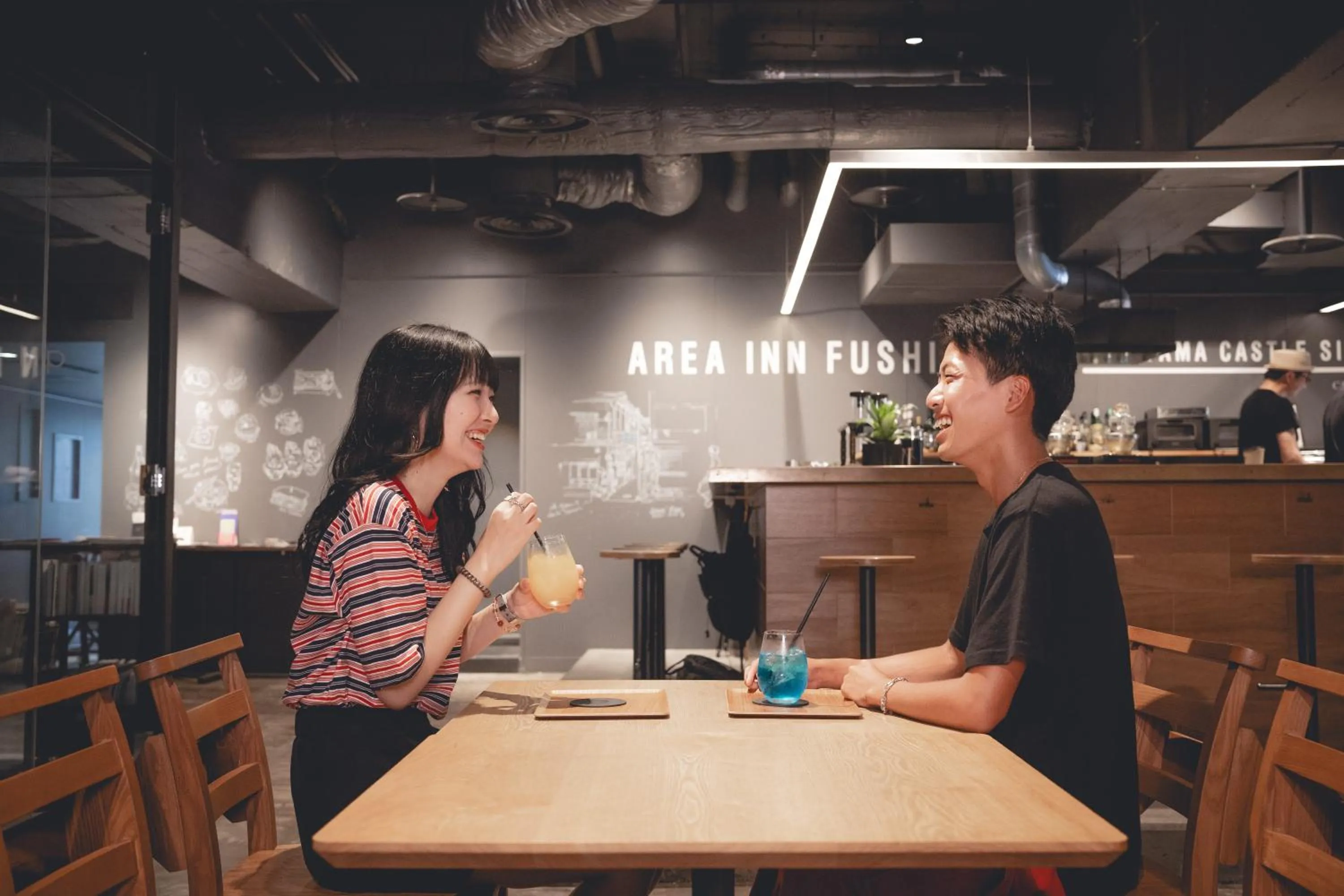 People in Area Inn Fushimicho Fukuyama Castle Side